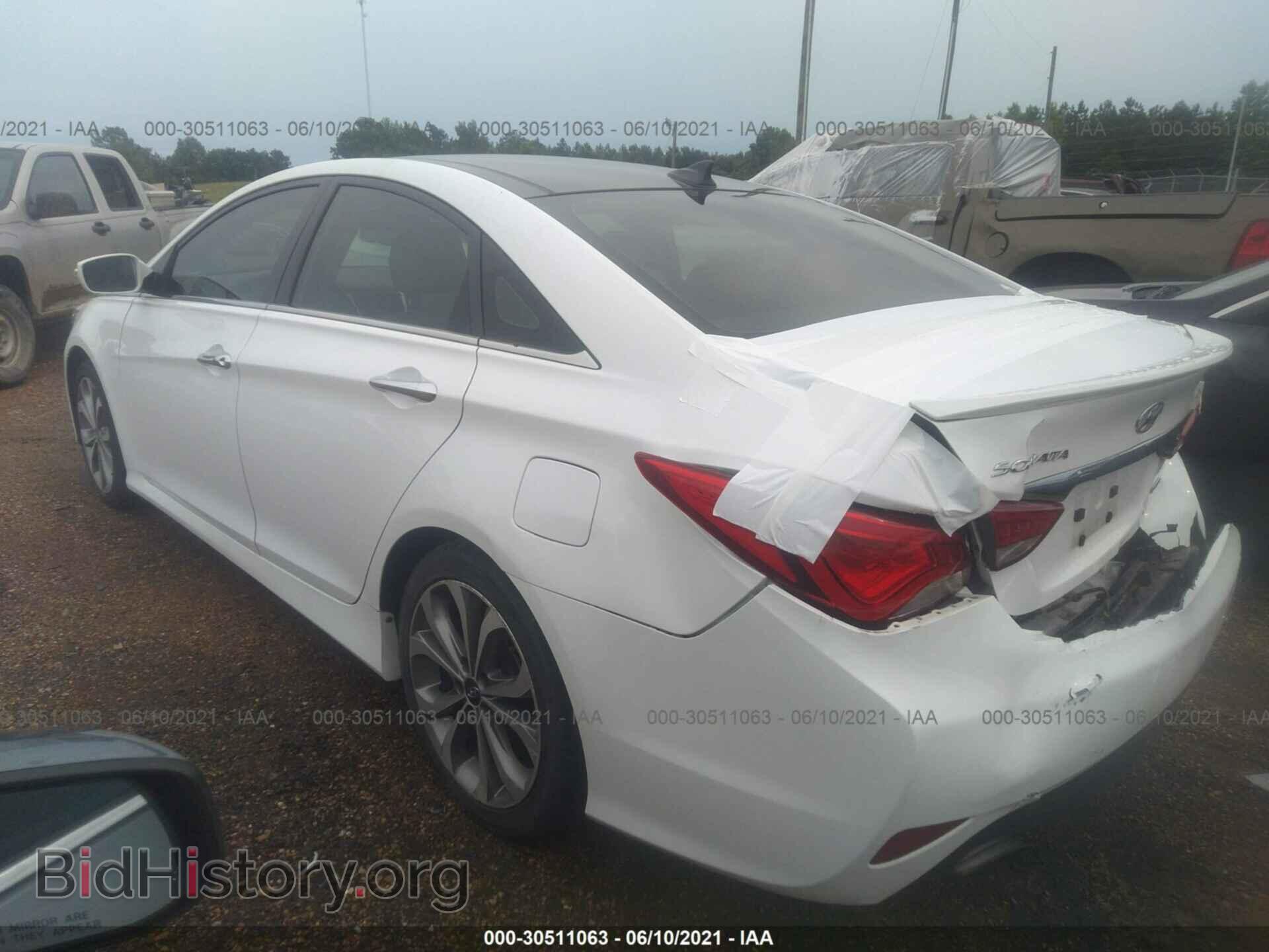 2014 HYUNDAI SONATA - VIN: 5NPEC4AB6EH815592 - Фото 3