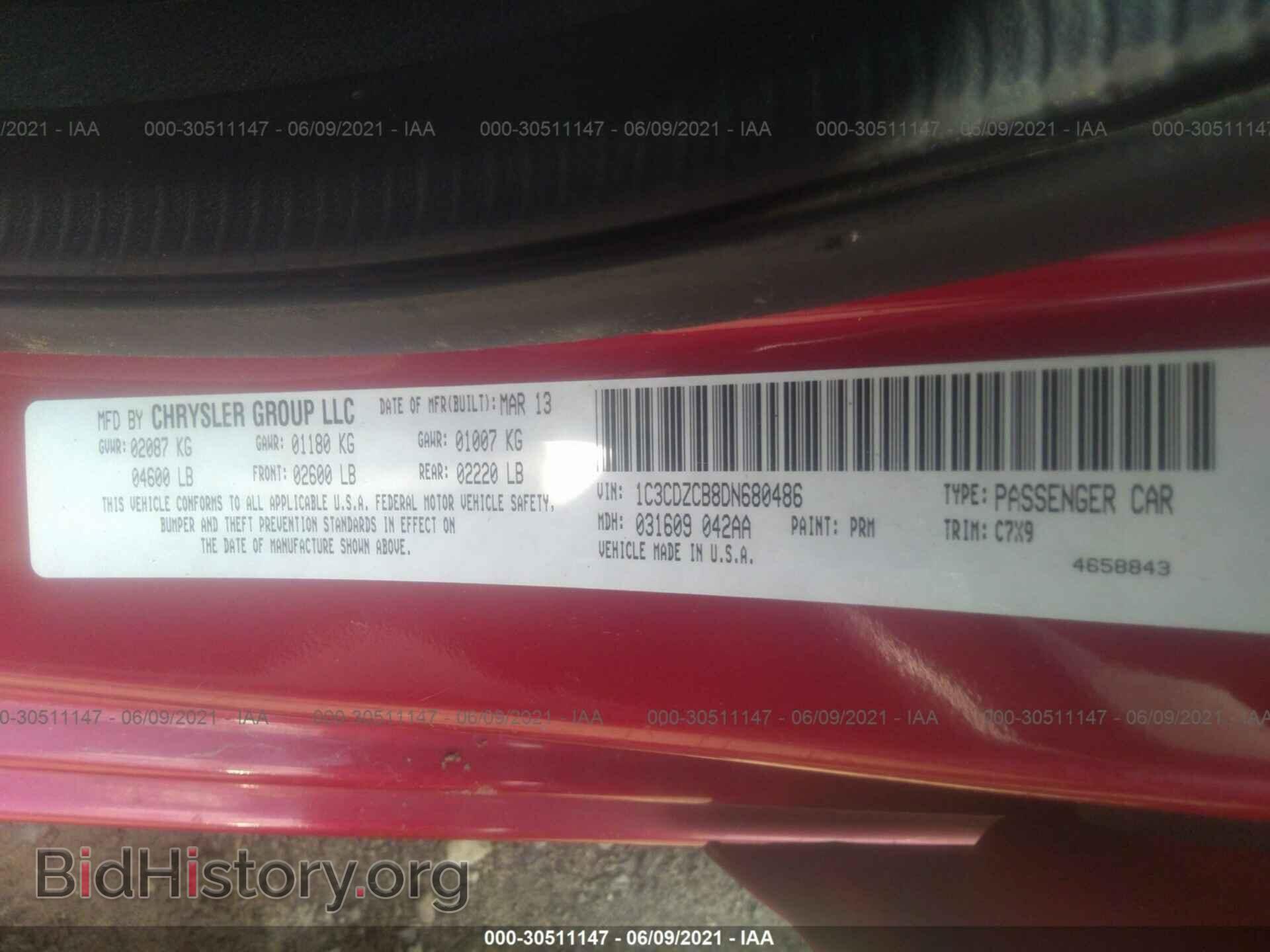 2013 DODGE AVENGER - VIN: 1C3CDZCB8DN680486 - Photo 9
