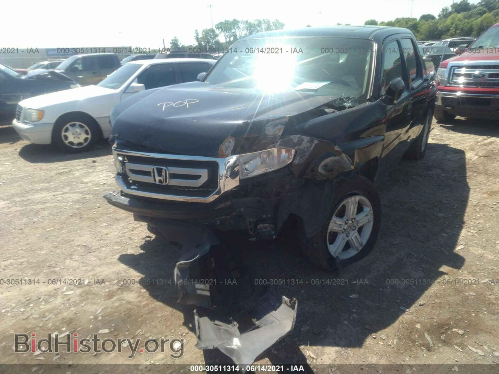 2009 HONDA RIDGELINE - VIN: 5FPYK165X9B106385 - Фото 2