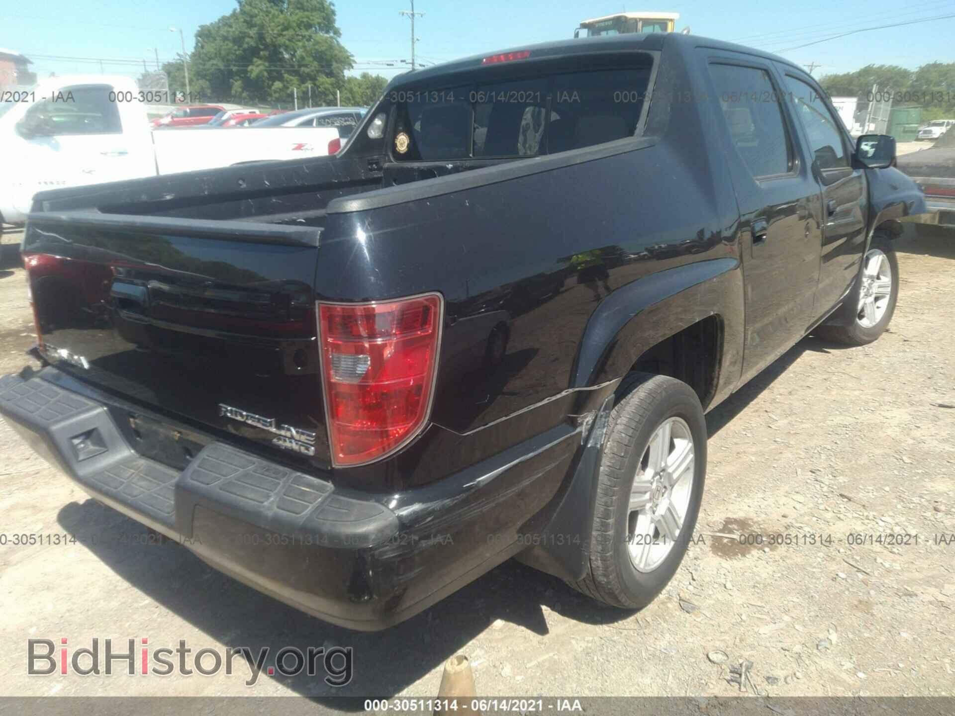 2009 HONDA RIDGELINE - VIN: 5FPYK165X9B106385 - Фото 4