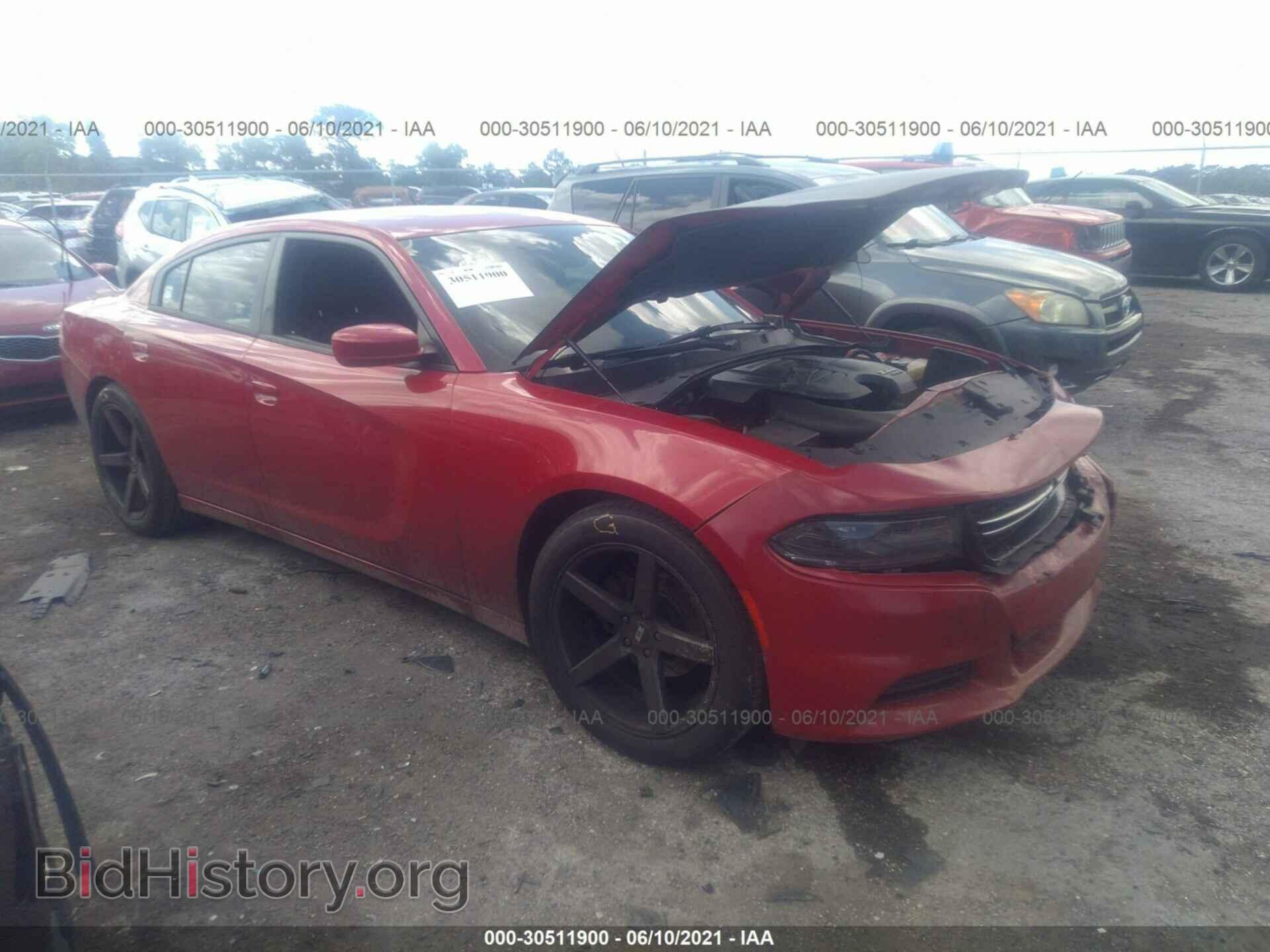 Photo 2C3CDXBG3FH731406 - DODGE CHARGER 2015