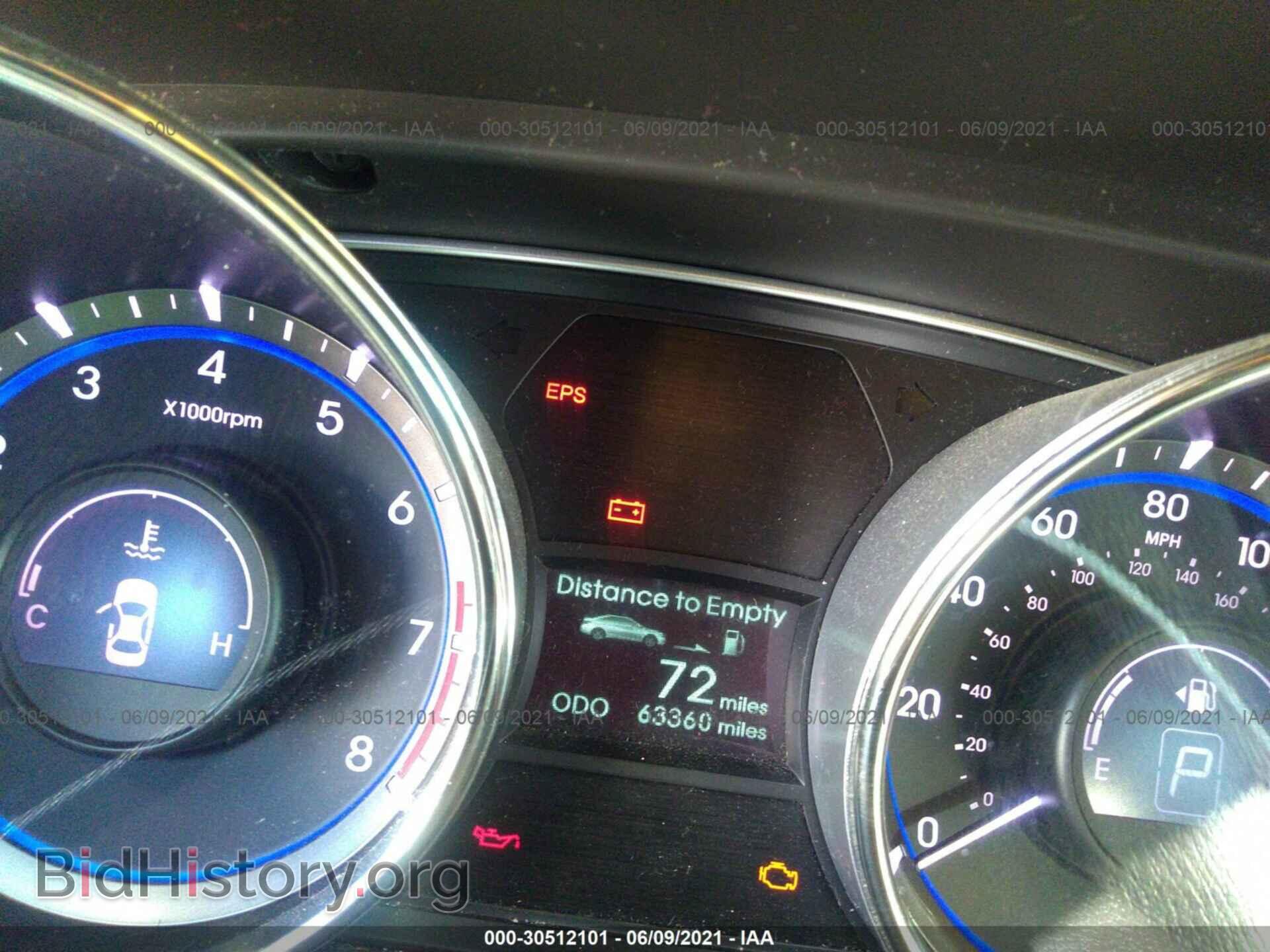 2012 HYUNDAI SONATA - VIN: 5NPEB4AC0CH321351 - Фото 7