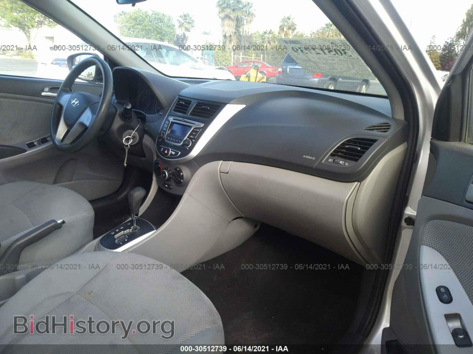 2014 HYUNDAI ACCENT - VIN: KMHCT4AE7EU651014 - Фото 5