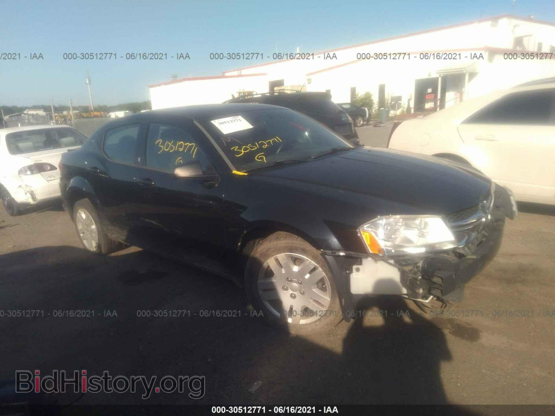 Фотография 1C3CDZAB2DN616219 - DODGE AVENGER 2013