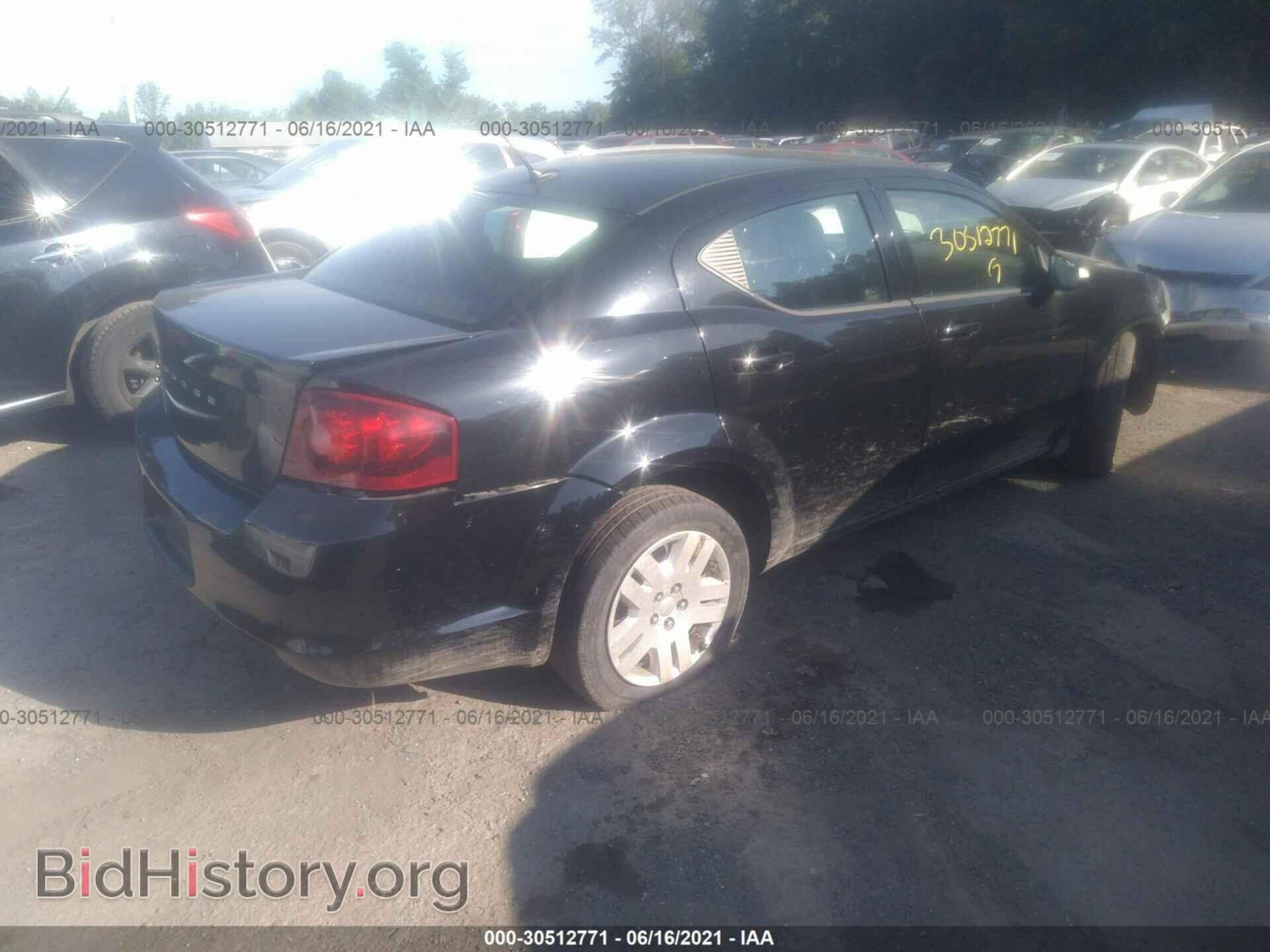 2013 DODGE AVENGER - VIN: 1C3CDZAB2DN616219 - Фото 4