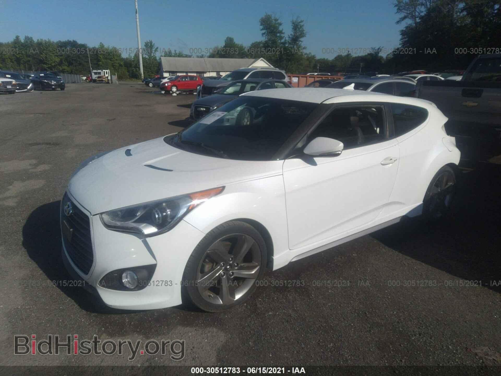 2014 HYUNDAI VELOSTER - VIN: KMHTC6AE9EU199921 - Фото 2