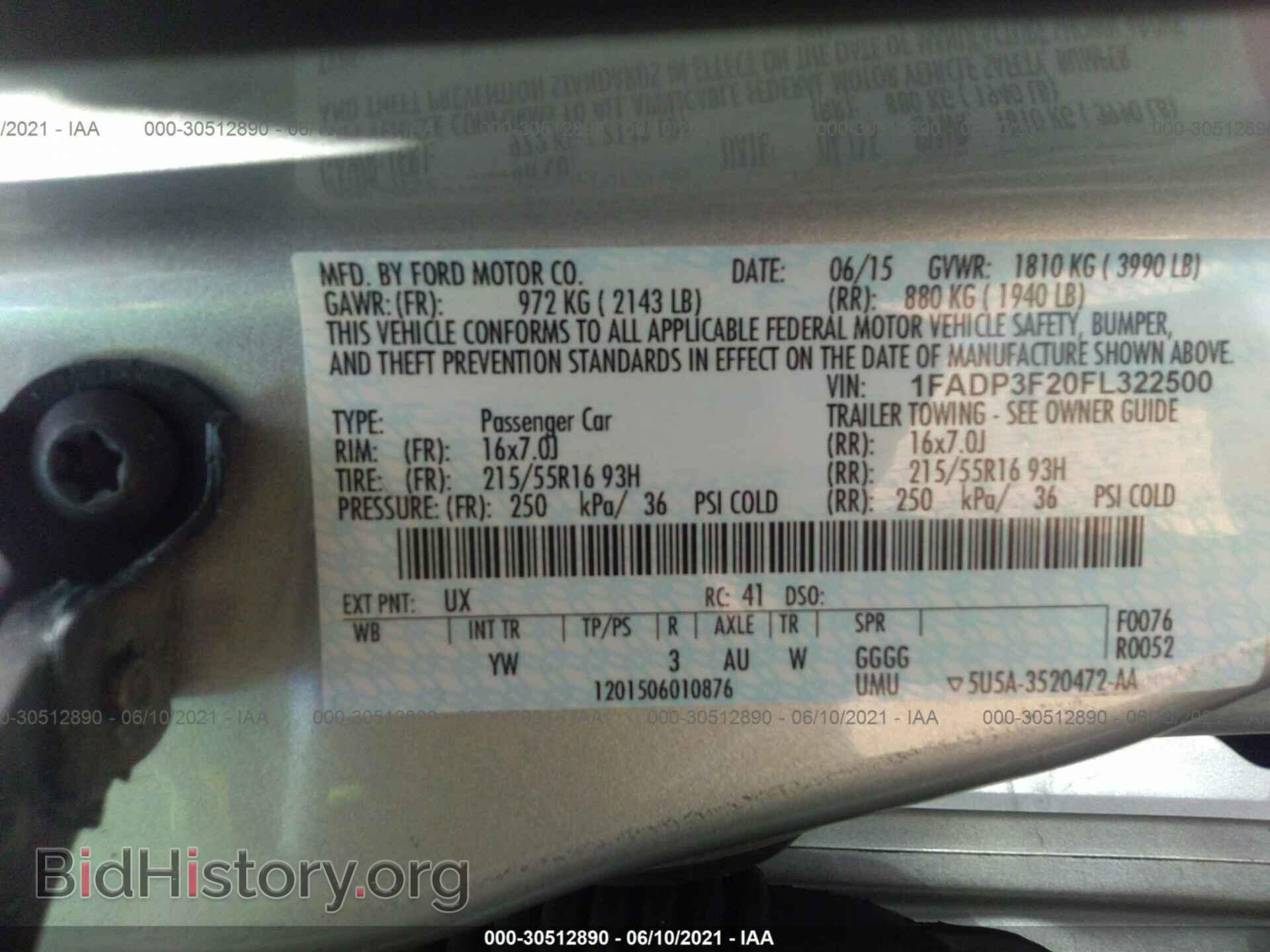 2015 FORD FOCUS - VIN: 1FADP3F20FL322500 - Photo 9