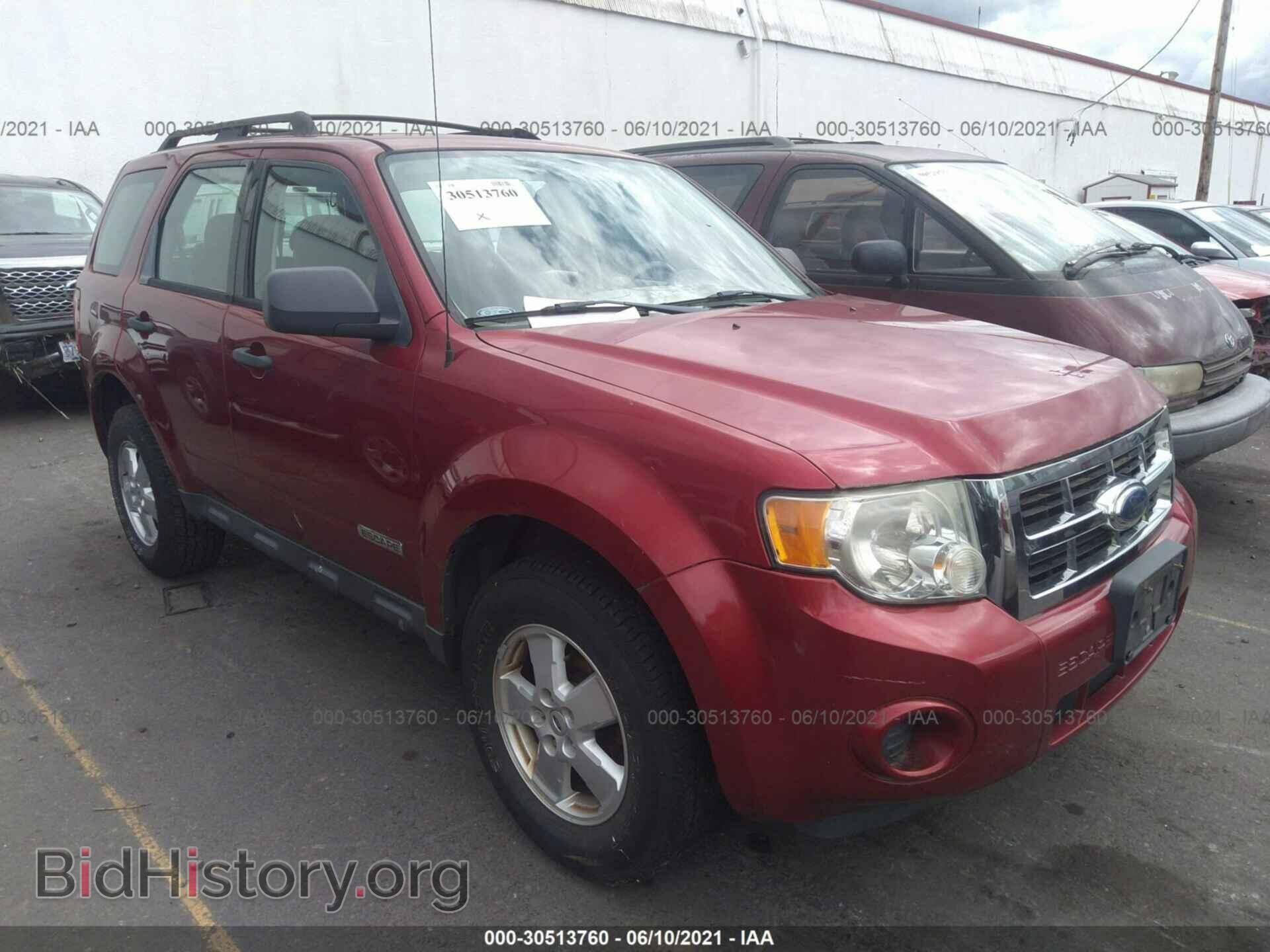 Photo 1FMCU02Z58KB15024 - FORD ESCAPE 2008
