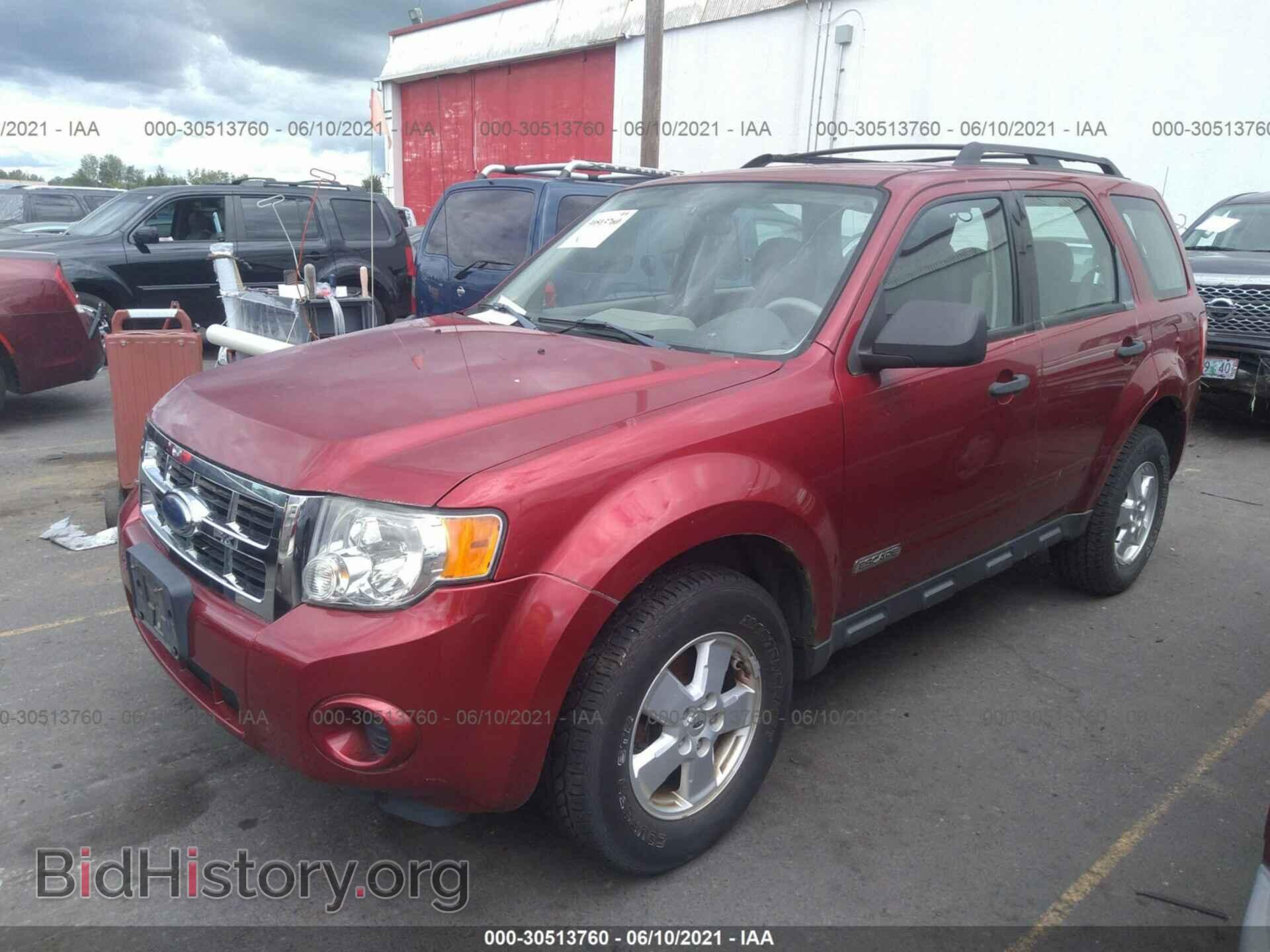 2008 FORD ESCAPE - VIN: 1FMCU02Z58KB15024 - Фото 2
