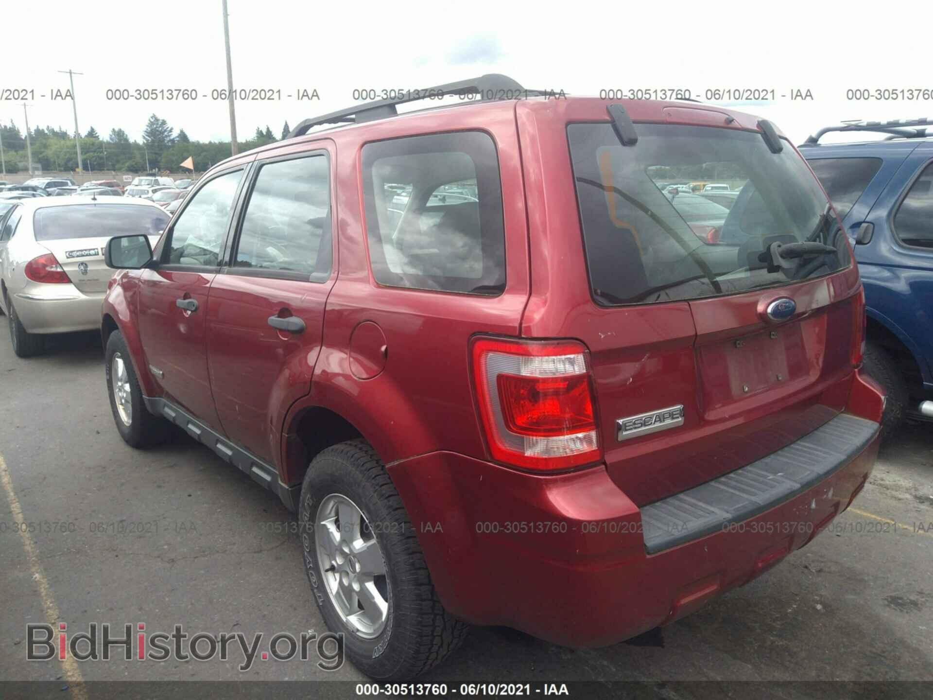 2008 FORD ESCAPE - VIN: 1FMCU02Z58KB15024 - Фото 3