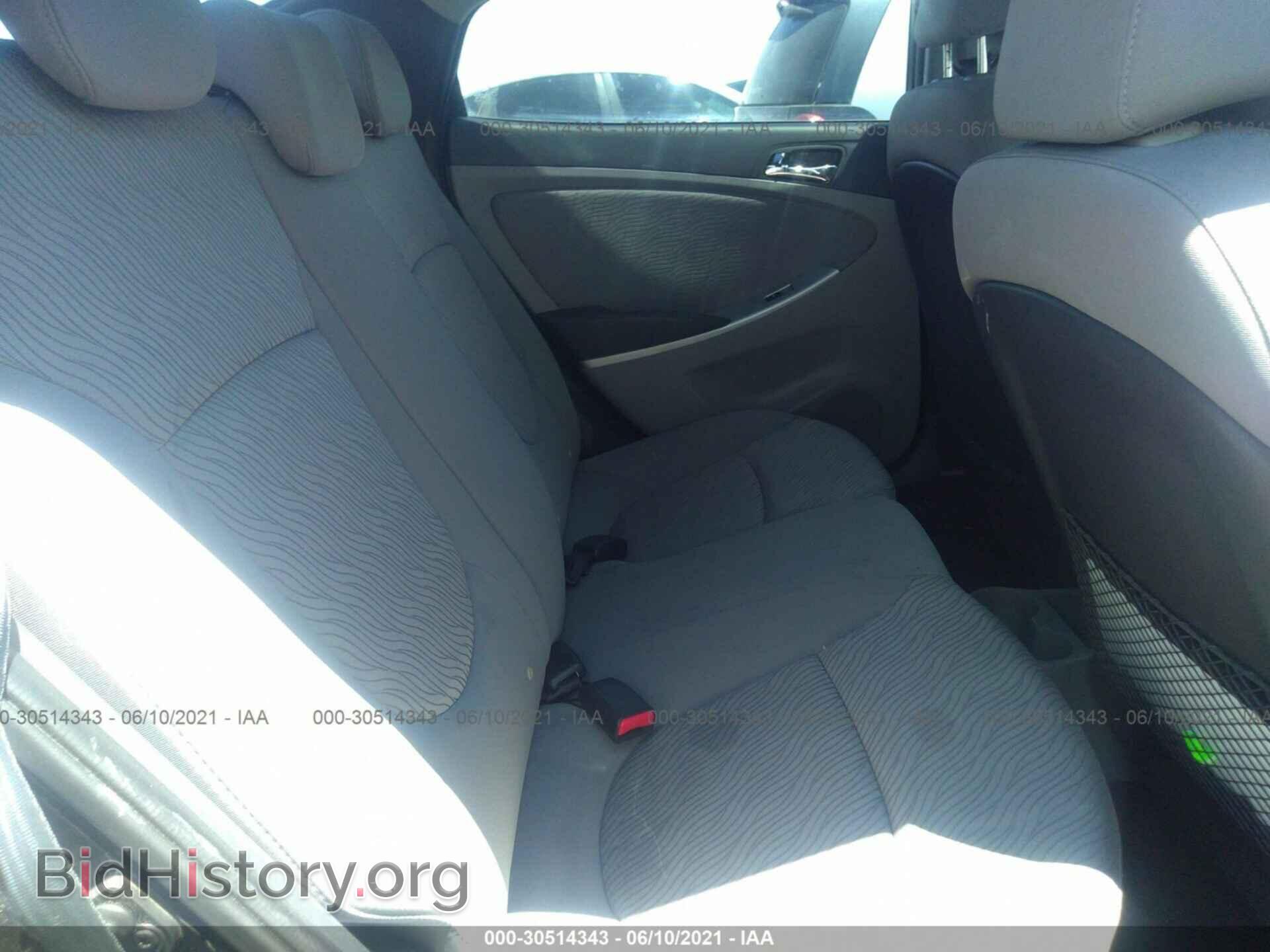 2013 HYUNDAI ACCENT - VIN: KMHCU4AE8DU440769 - Фото 8
