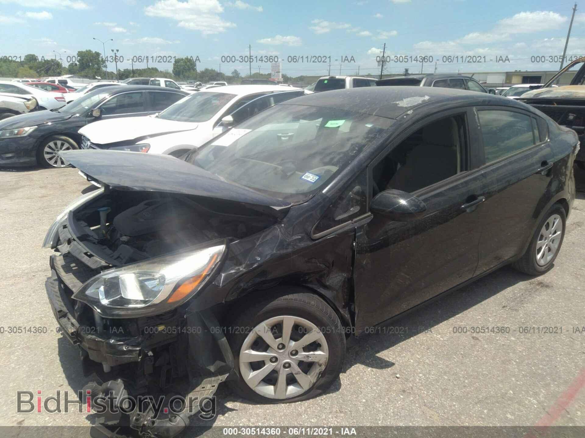 2014 KIA RIO - VIN: KNADM4A32E6395449 - Фото 2