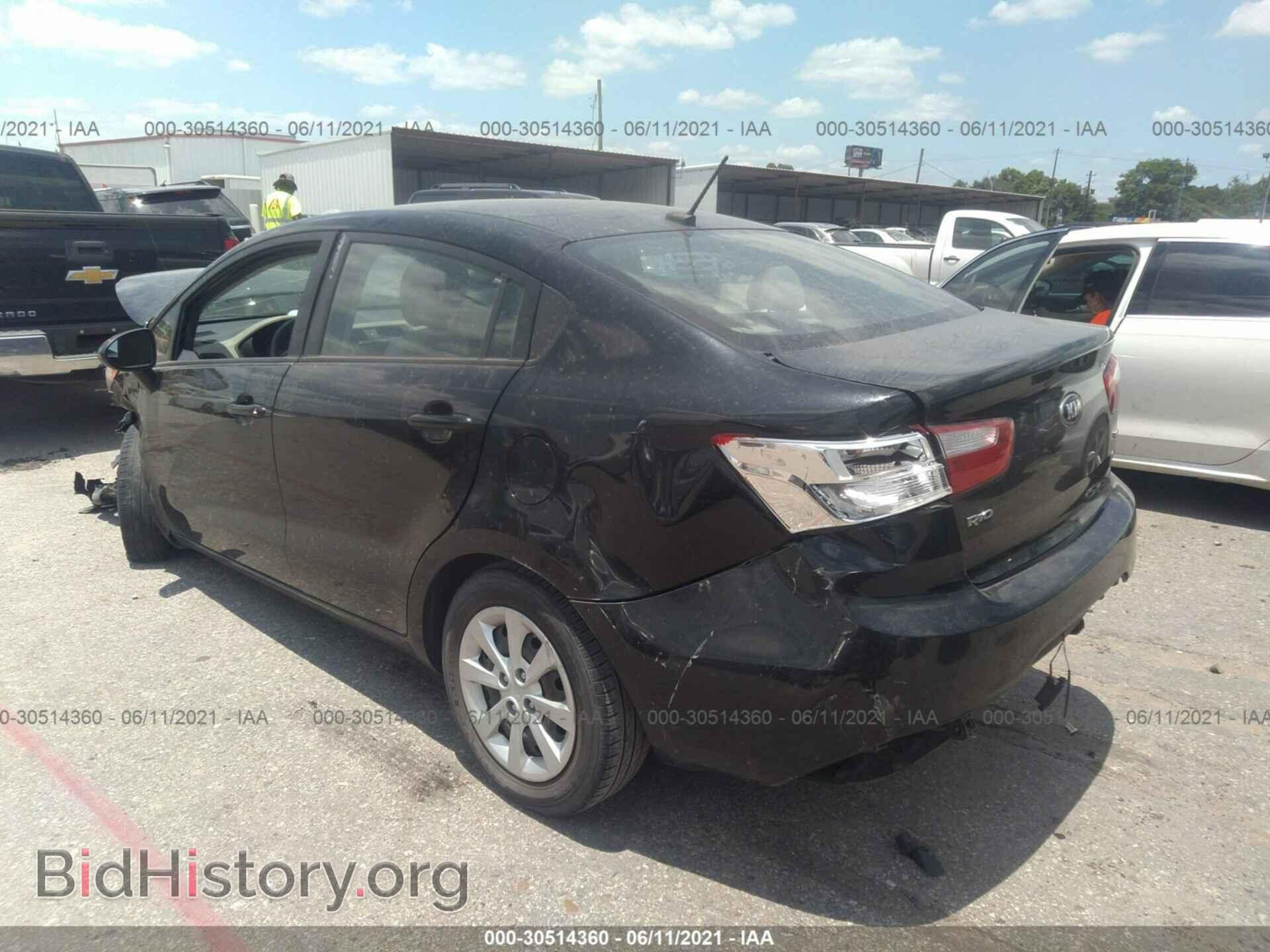 2014 KIA RIO - VIN: KNADM4A32E6395449 - Фото 3