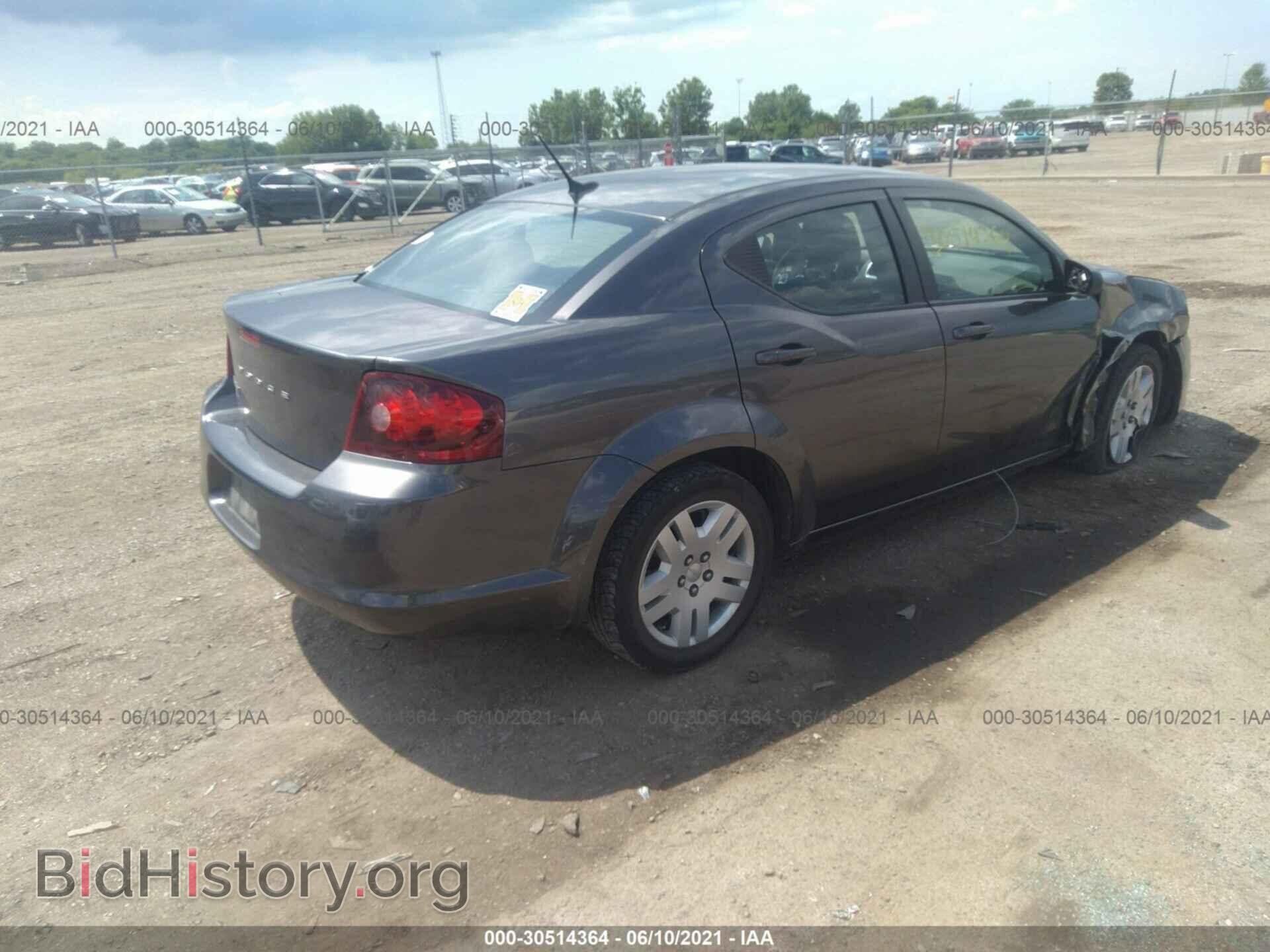 2014 DODGE AVENGER - VIN: 1C3CDZAB1EN223507 - Фото 4