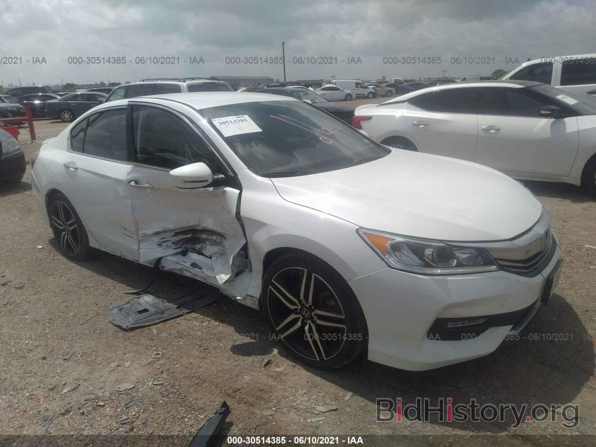 Photo 1HGCR2F62GA206680 - HONDA ACCORD SEDAN 2016