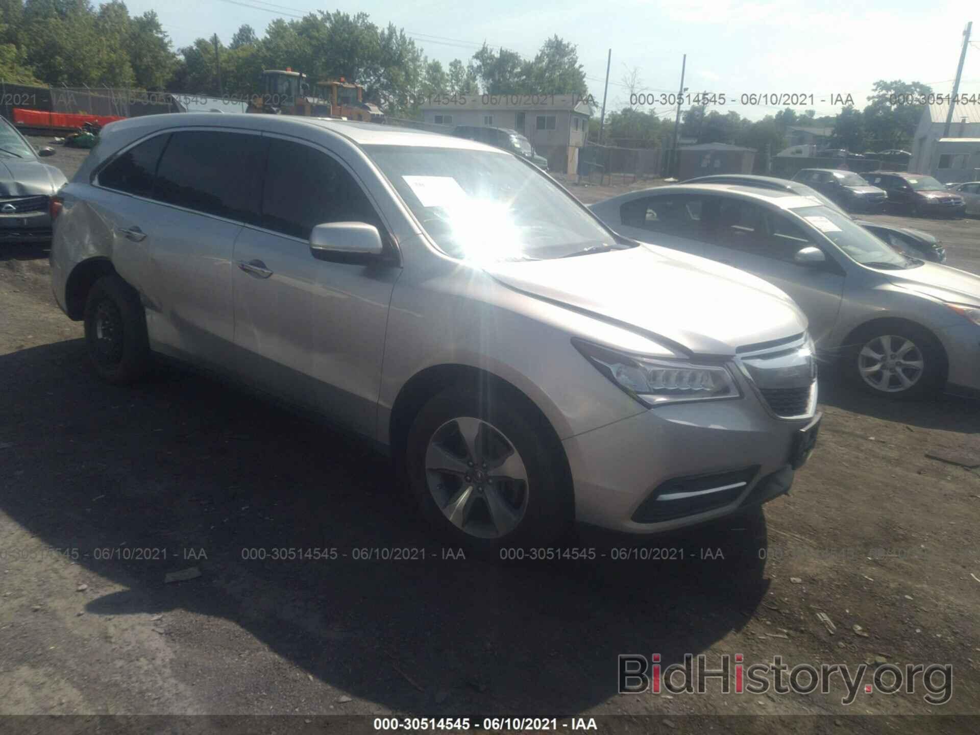 Фотография 5FRYD4H28EB018807 - ACURA MDX 2014