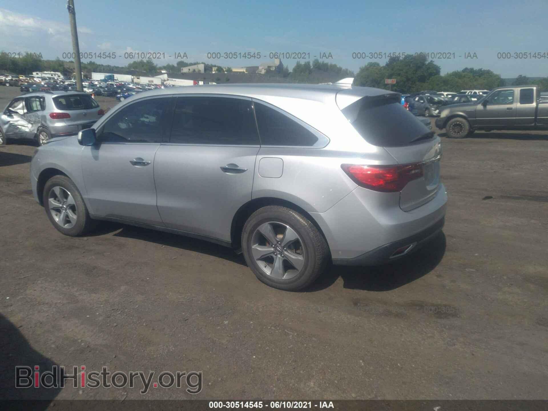 2014 ACURA MDX - VIN: 5FRYD4H28EB018807 - Photo 3