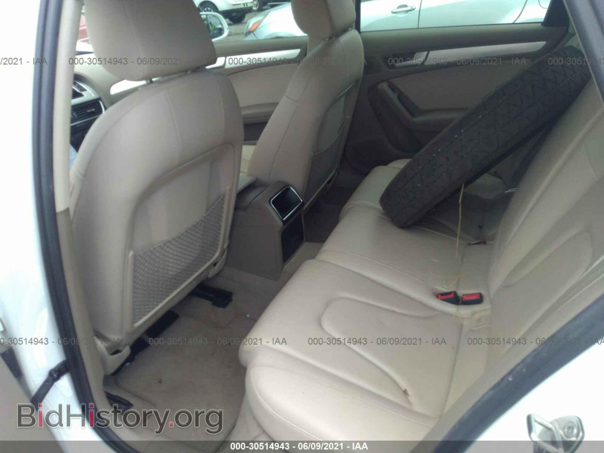 2012 AUDI A4 - VIN: WAUAFAFL4CN002462 - Фото 8