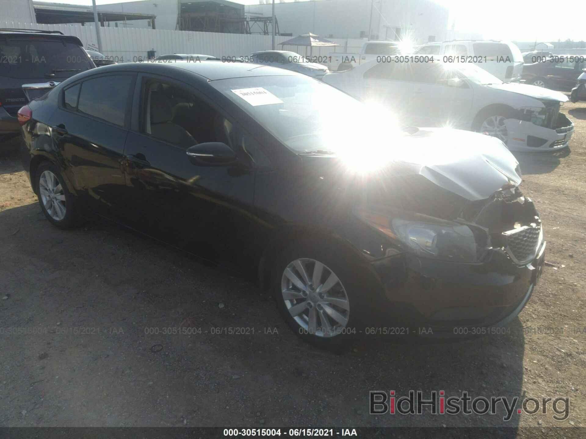 Photo KNAFX4A6XE5126003 - KIA FORTE 2014