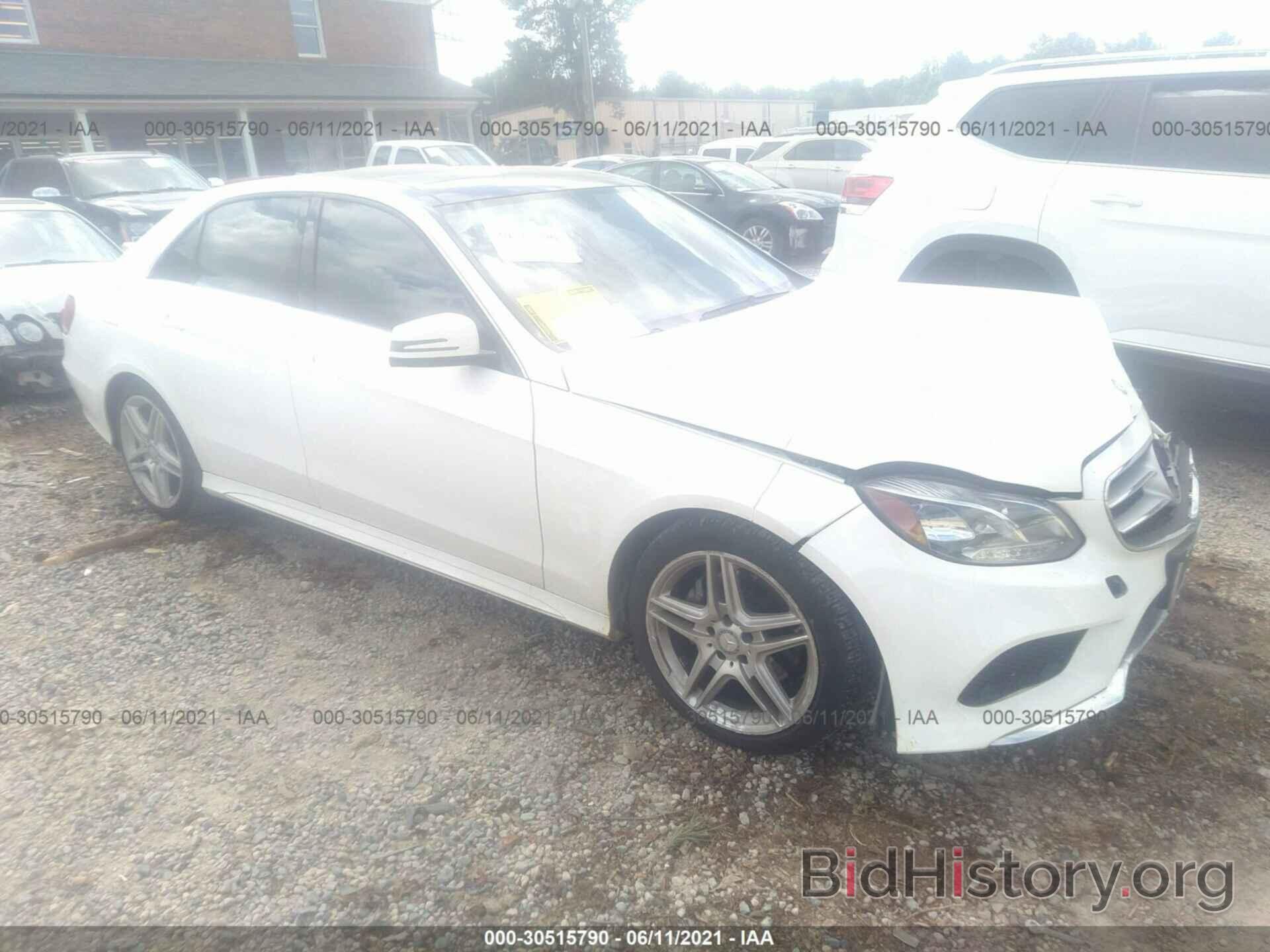 Photo WDDHF8JB6EA810689 - MERCEDES-BENZ E-CLASS 2014