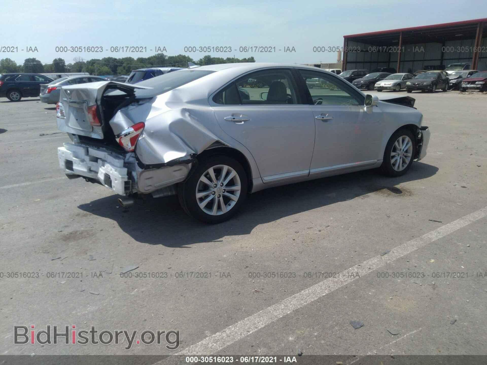 2012 LEXUS ES 350 - VIN: JTHBK1EG7C2473951 - Фото 4