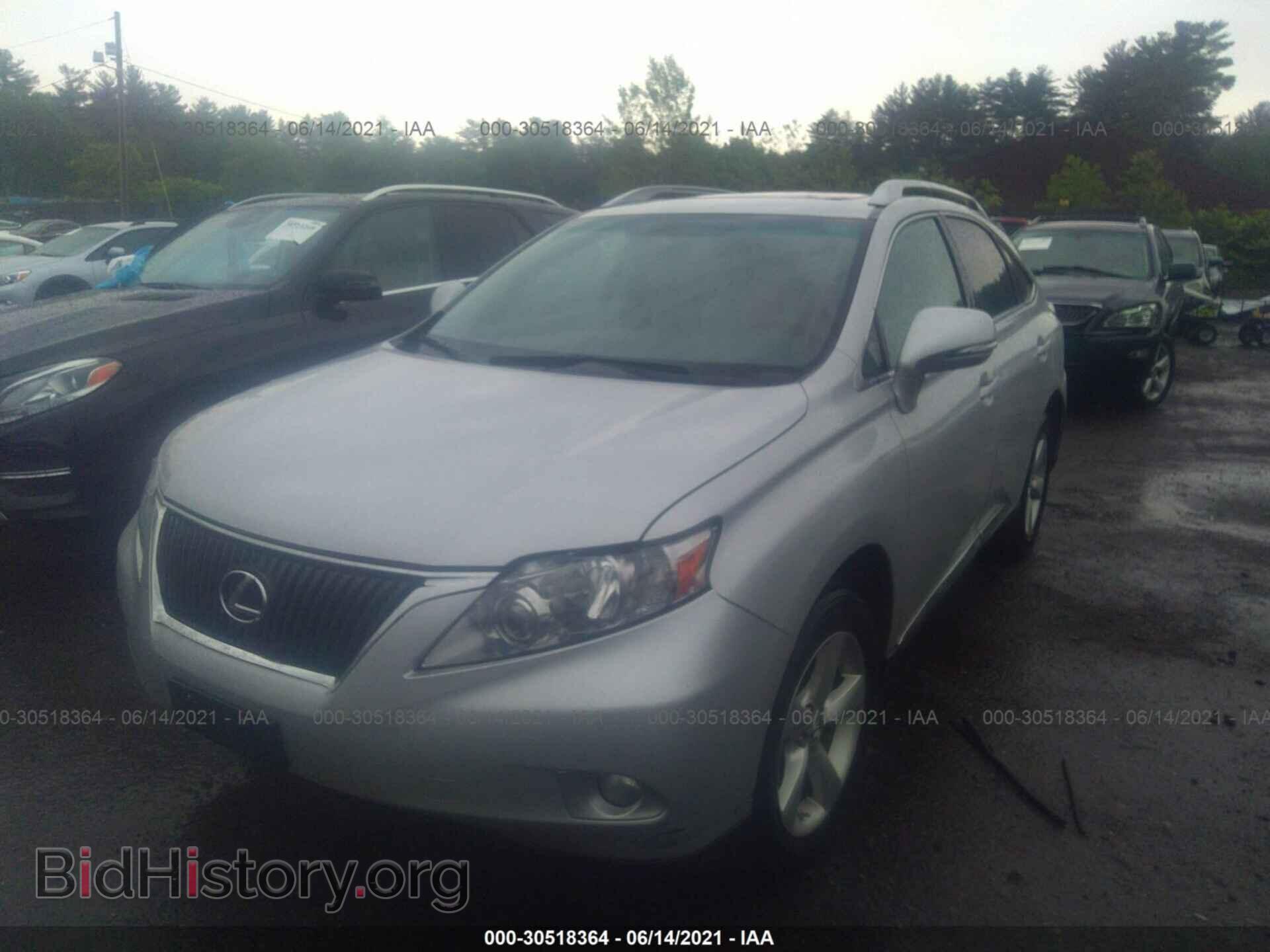 2010 LEXUS RX 350 - VIN: 2T2BK1BA4AC035559 - Фото 2