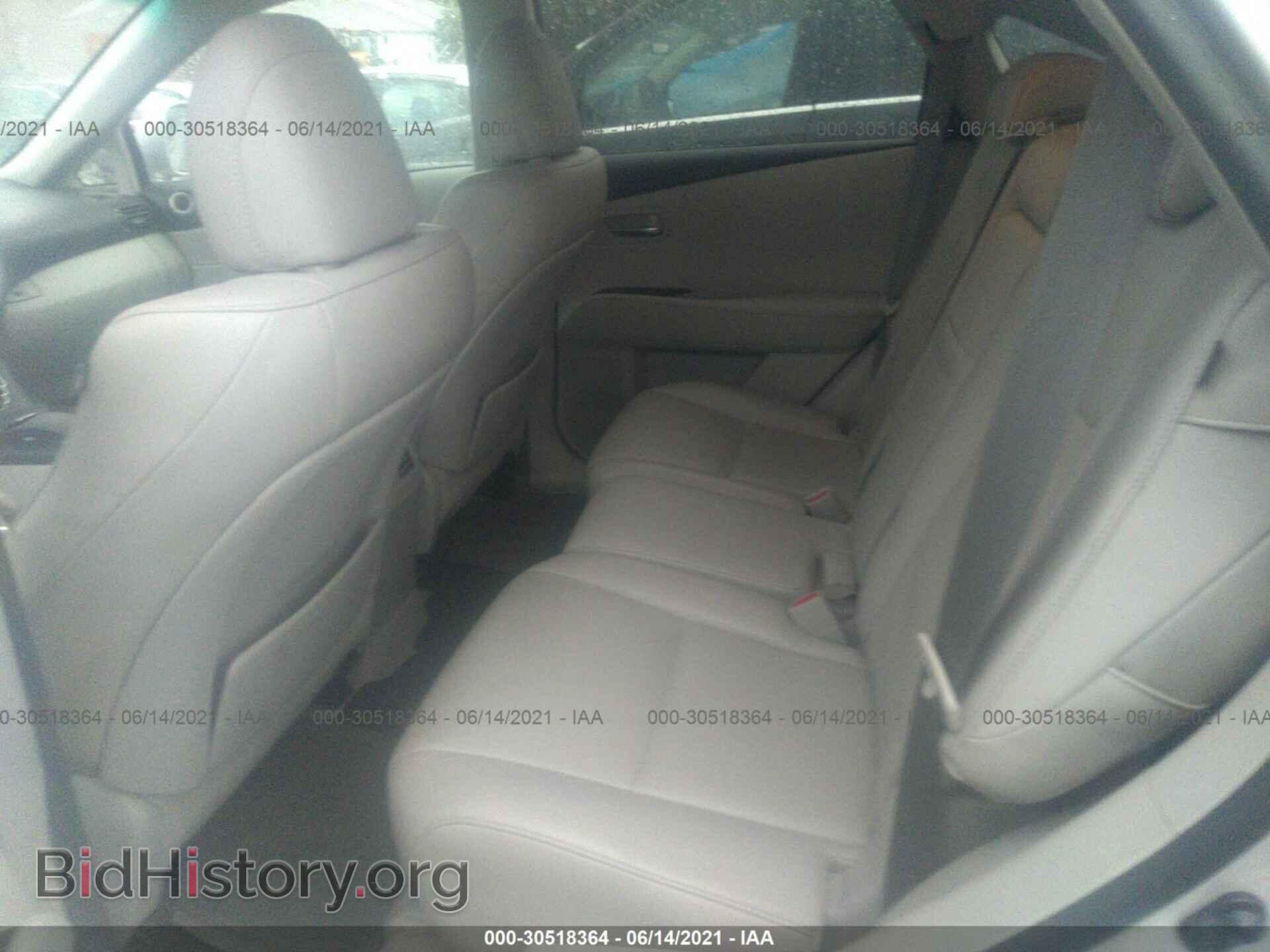 2010 LEXUS RX 350 - VIN: 2T2BK1BA4AC035559 - Фото 8