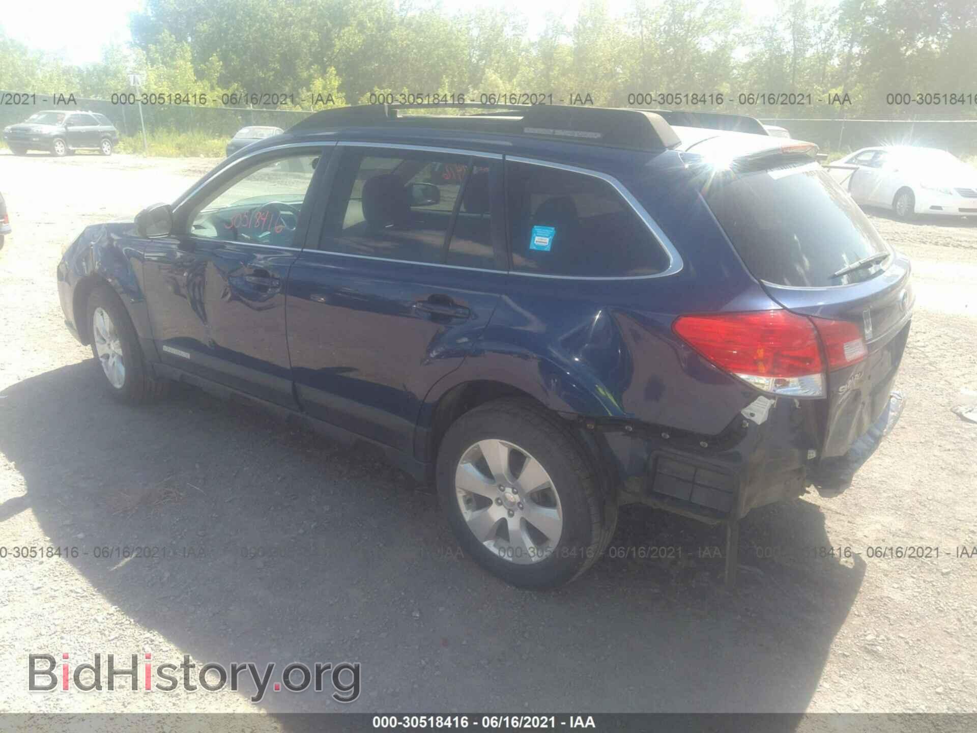 2011 SUBARU OUTBACK - VIN: 4S4BRBCC7B3445610 - Фото 3