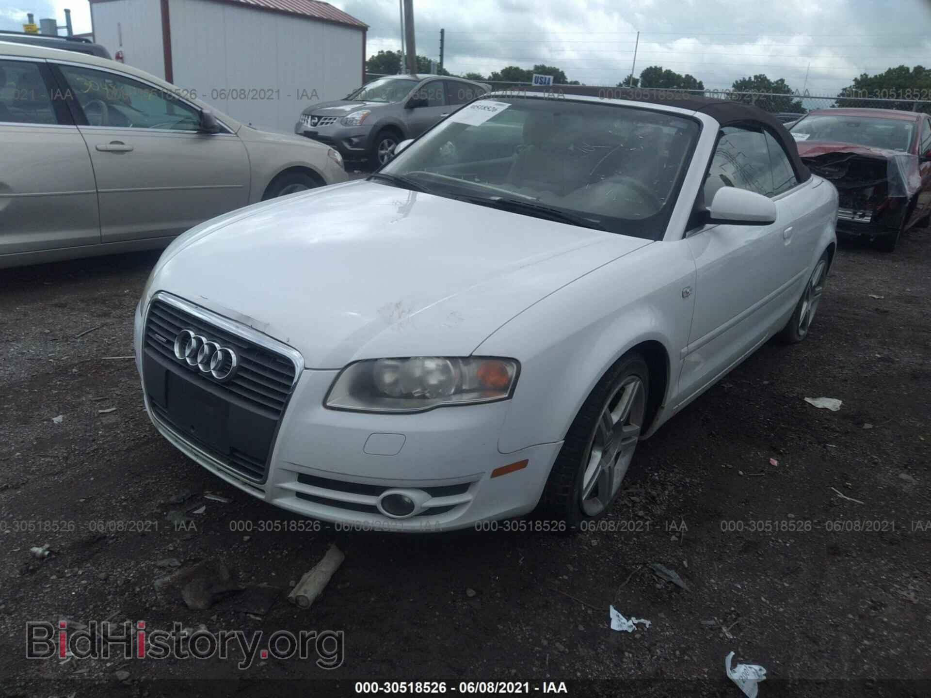 2007 AUDI A4 - VIN: WAUDF48H87K032854 - Фото 2