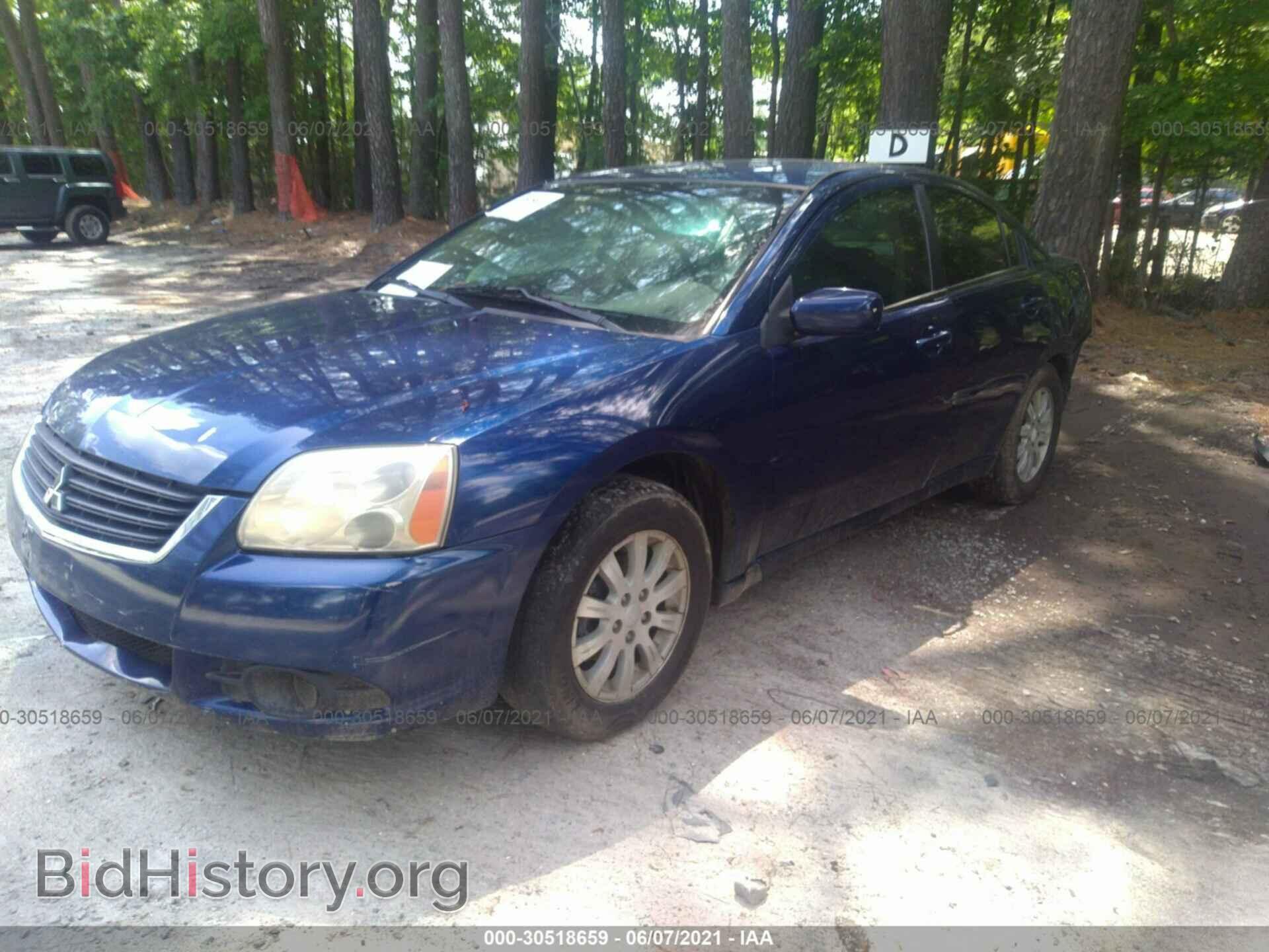 2009 MITSUBISHI GALANT - VIN: 4A3AB36F59E026201 - Фото 2