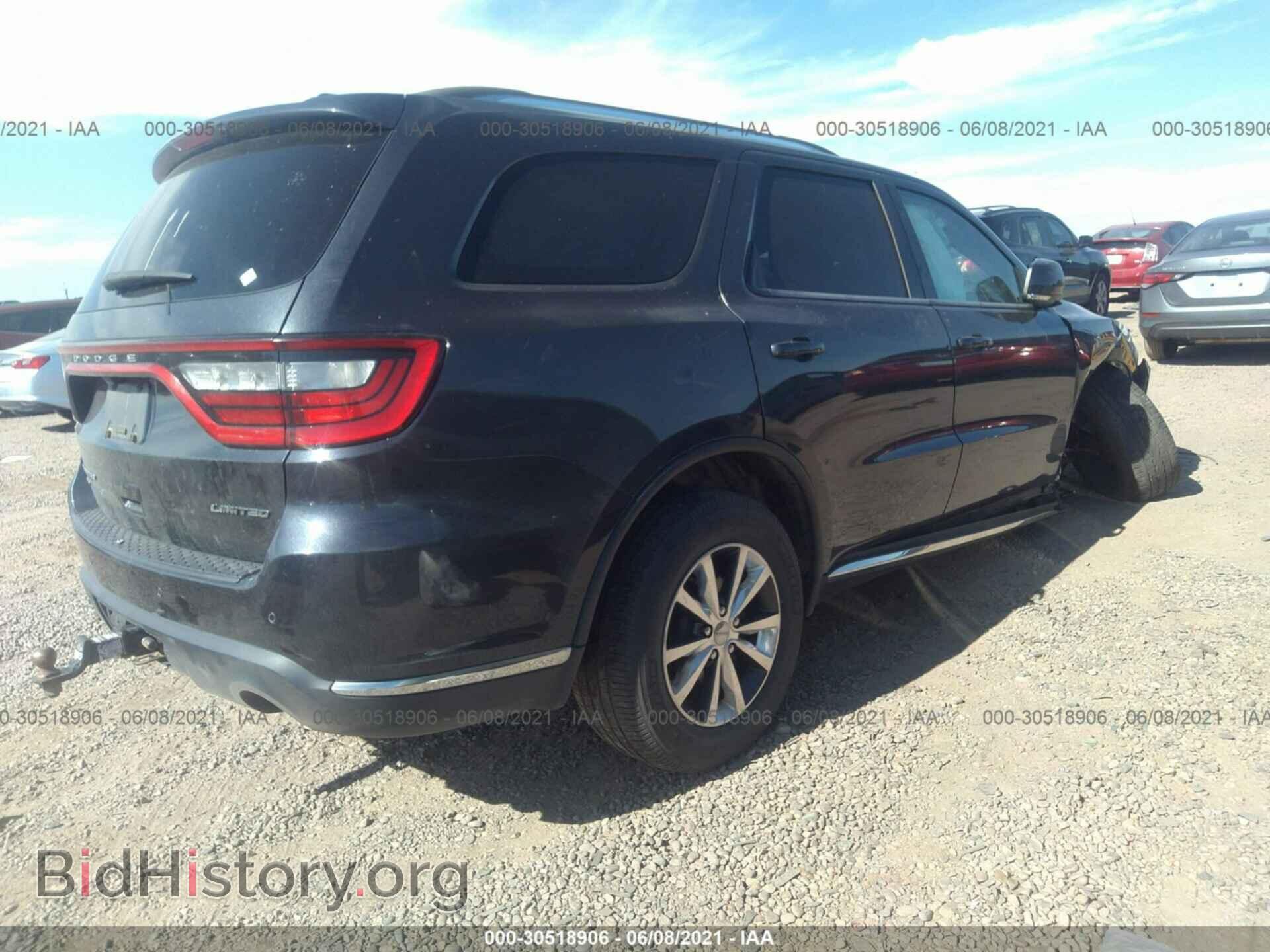 2016 DODGE DURANGO - VIN: 1C4RDJDG5GC362035 - Фото 4