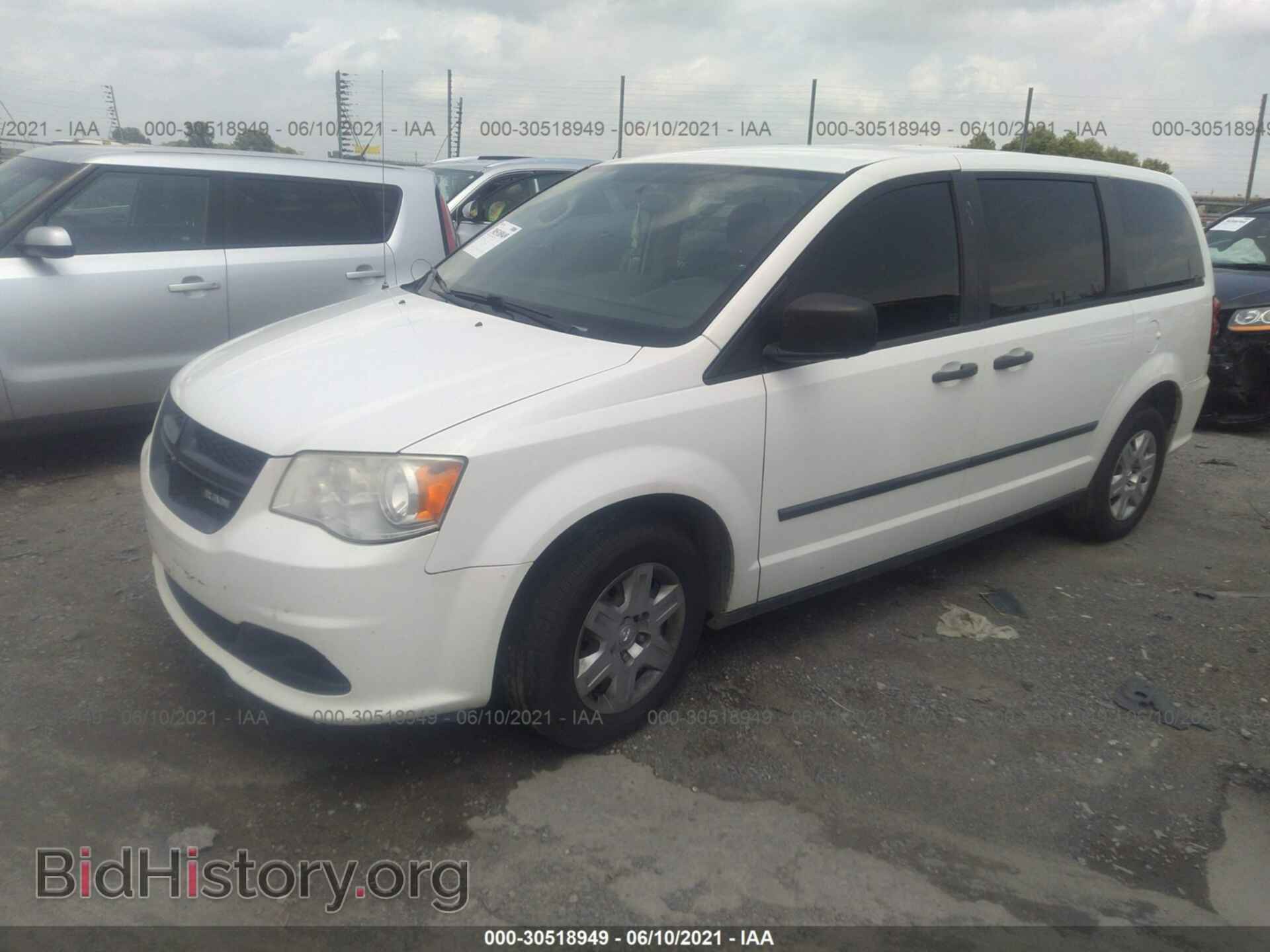 2013 RAM CARGO VAN - VIN: 2C4JRGAG4DR672038 - Фото 2