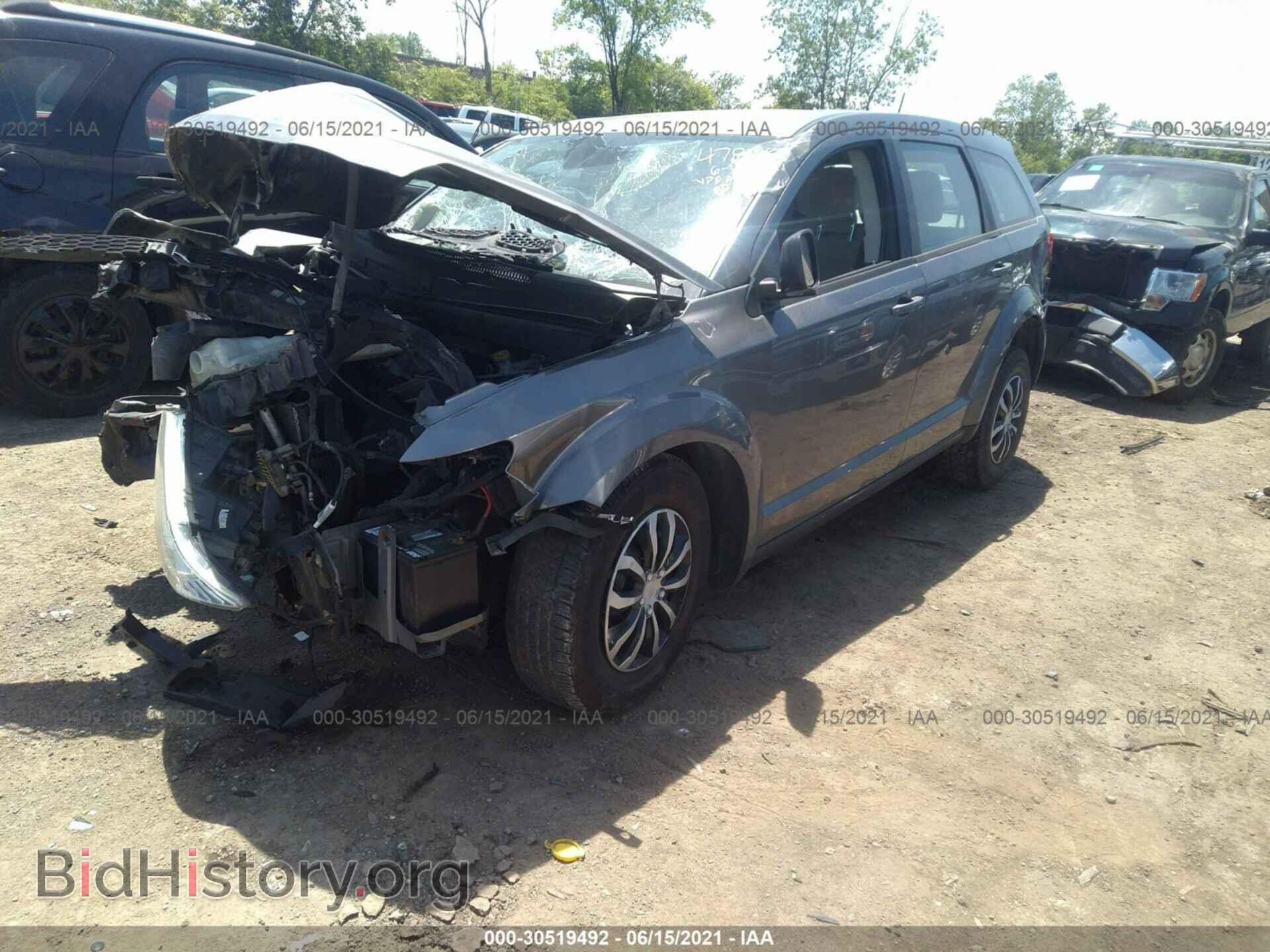2012 DODGE JOURNEY - VIN: 3C4PDCAB4CT230149 - Фото 2