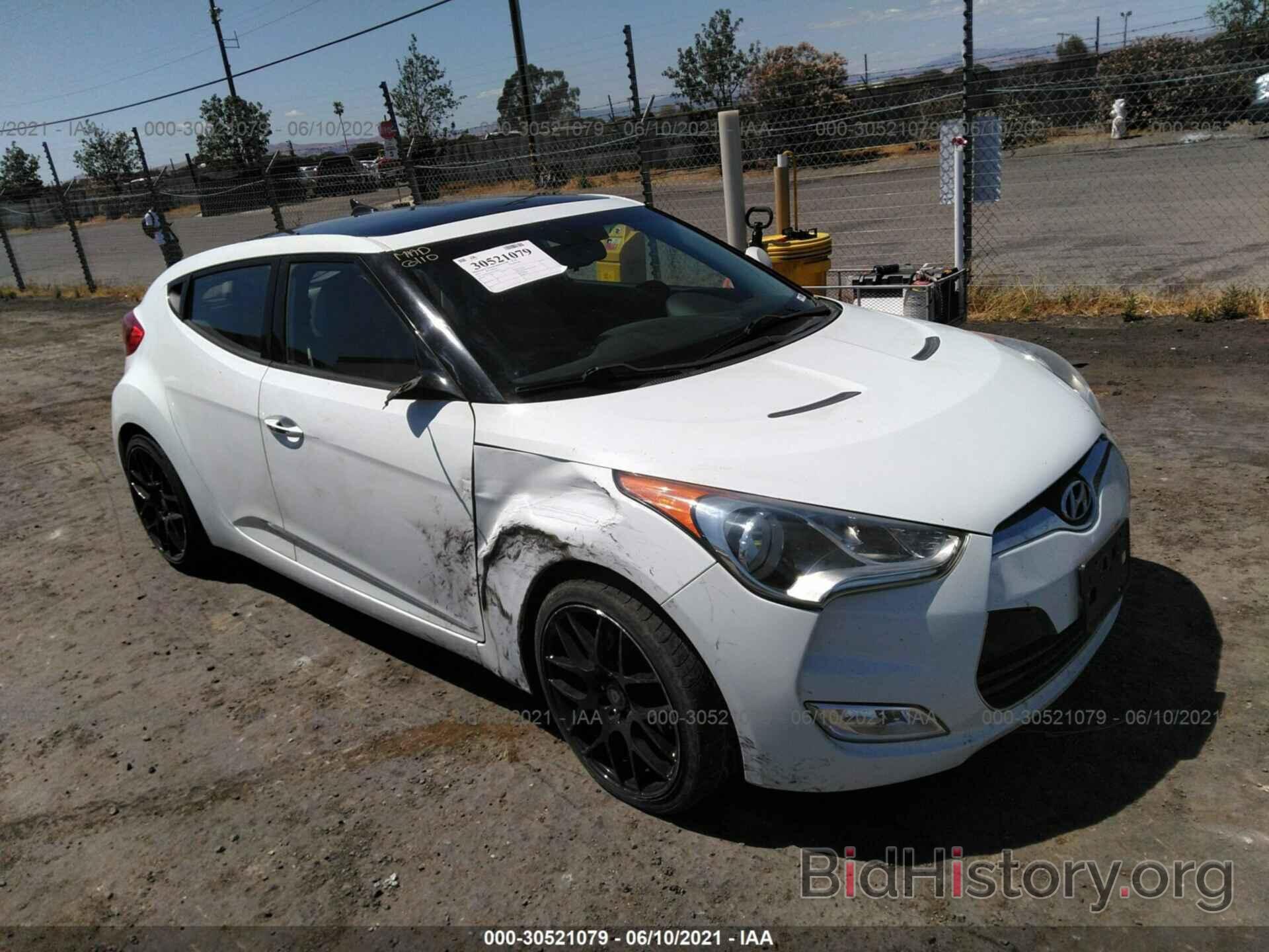 Photo KMHTC6AD5CU022545 - HYUNDAI VELOSTER 2012