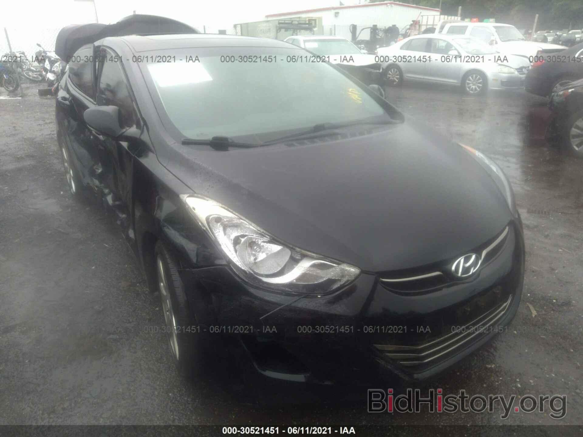 Photo 5NPDH4AEXCH118897 - HYUNDAI ELANTRA 2012