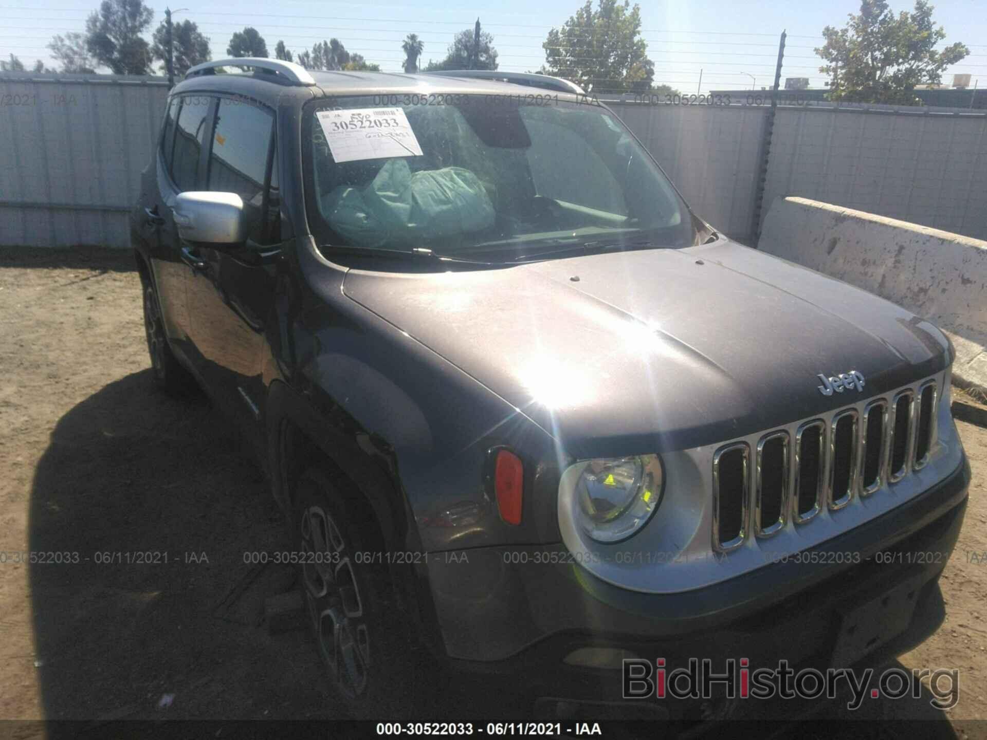 Фотография ZACCJADT7GPD01597 - JEEP RENEGADE 2016