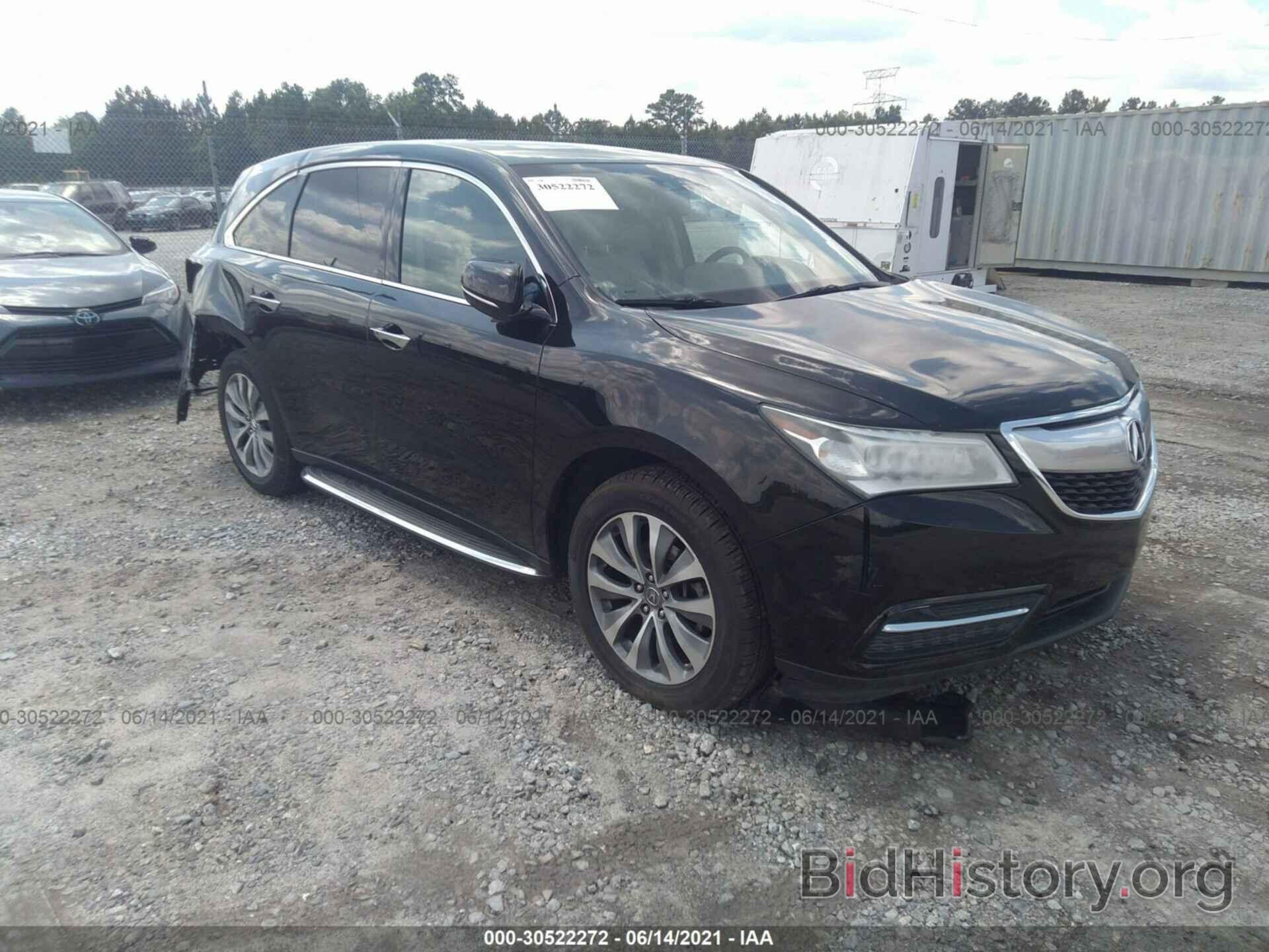 Фотография 5FRYD3H46EB007218 - ACURA MDX 2014