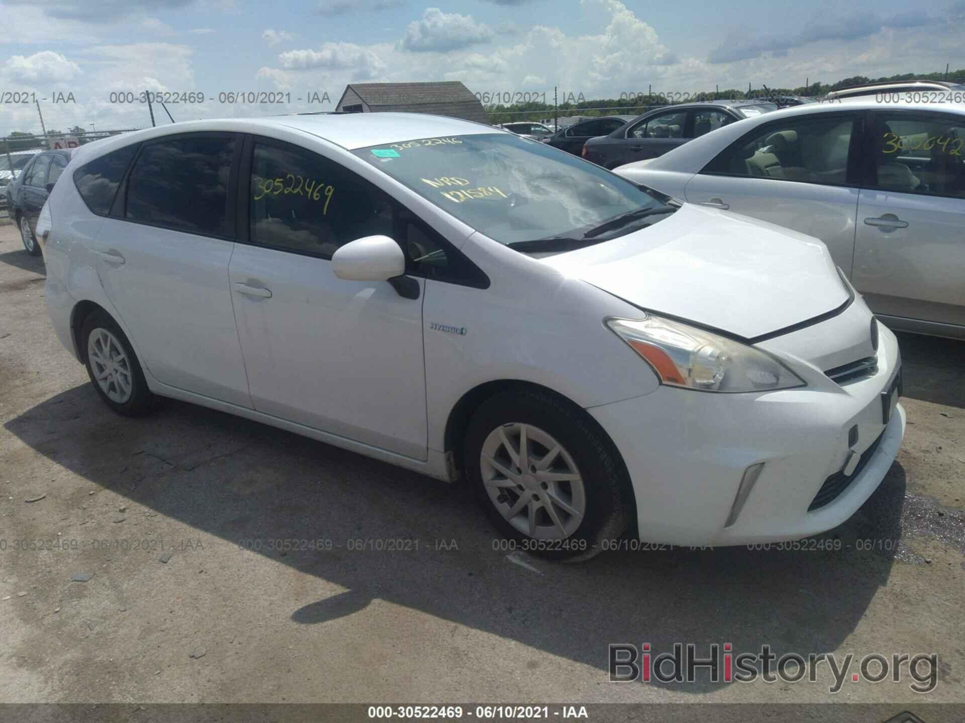 Photo JTDZN3EU0D3267908 - TOYOTA PRIUS V 2013