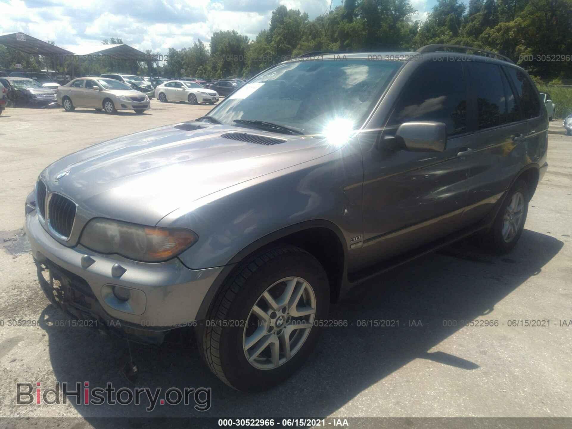 2006 BMW X5 - VIN: 5UXFA13516LY32893 - Фото 2