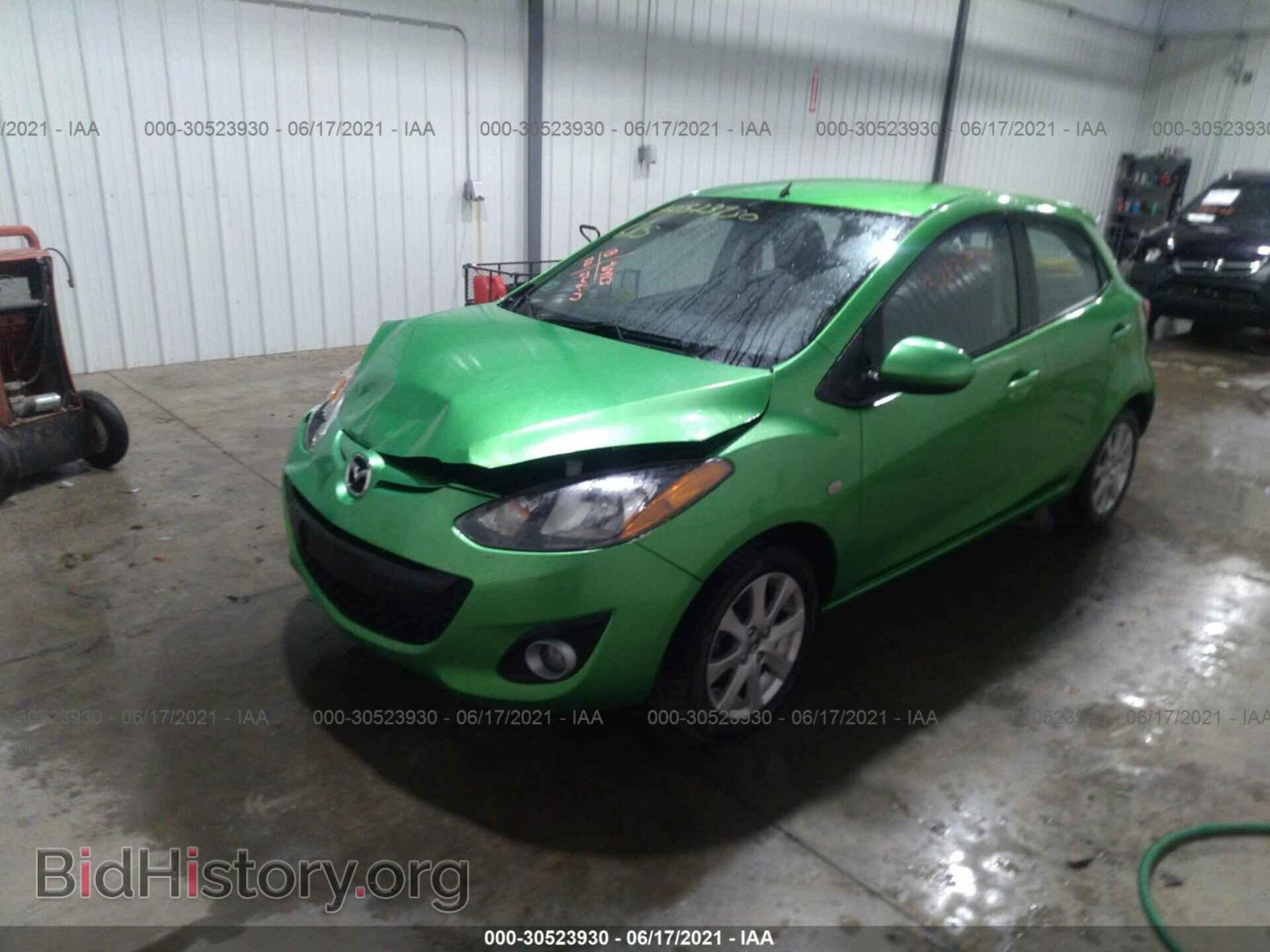 2013 MAZDA MAZDA2 - VIN: JM1DE1LY1D0157620 - Фото 2