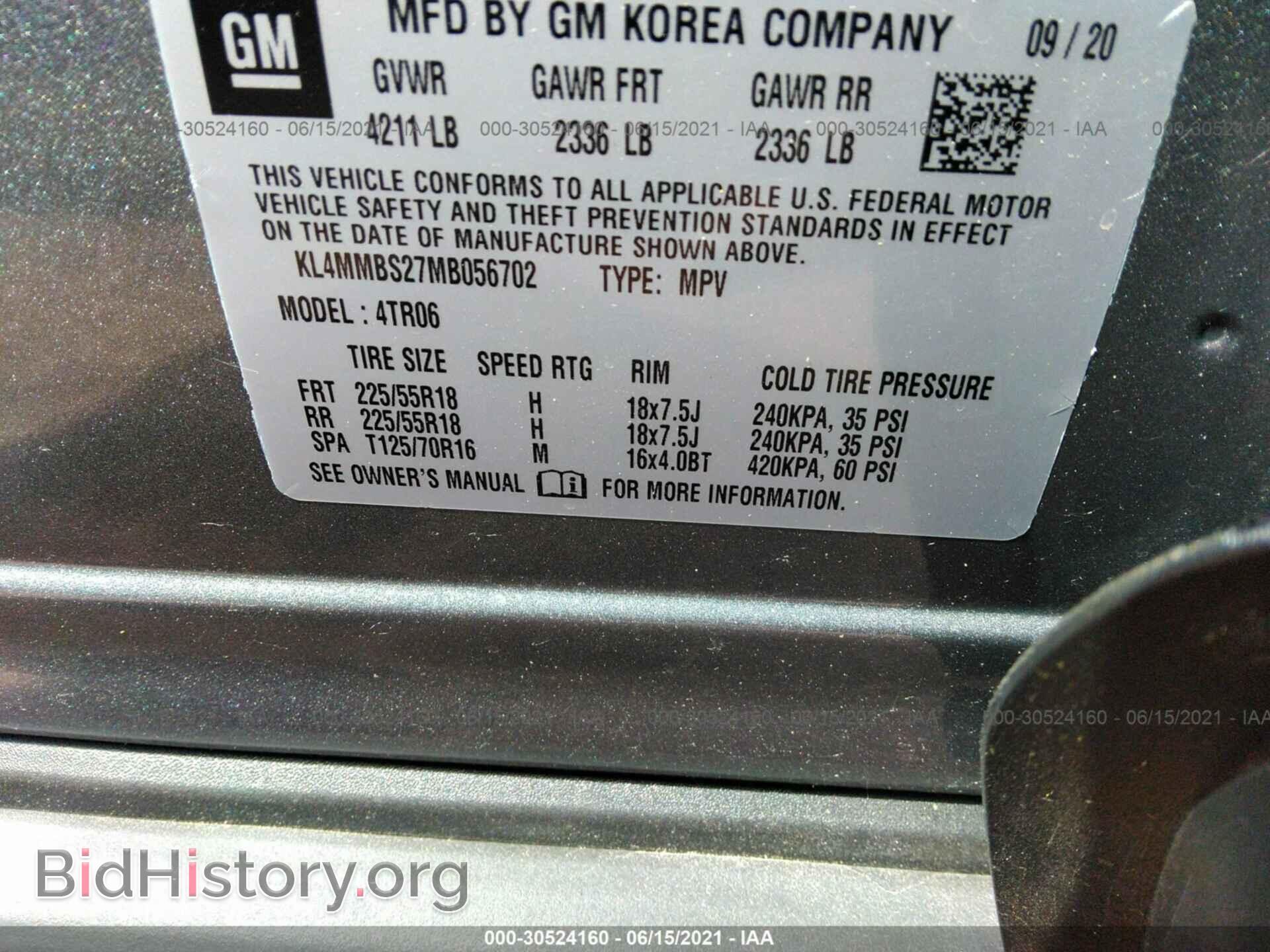 2021 BUICK ENCORE GX - VIN: KL4MMBS27MB056702 - Photo 9