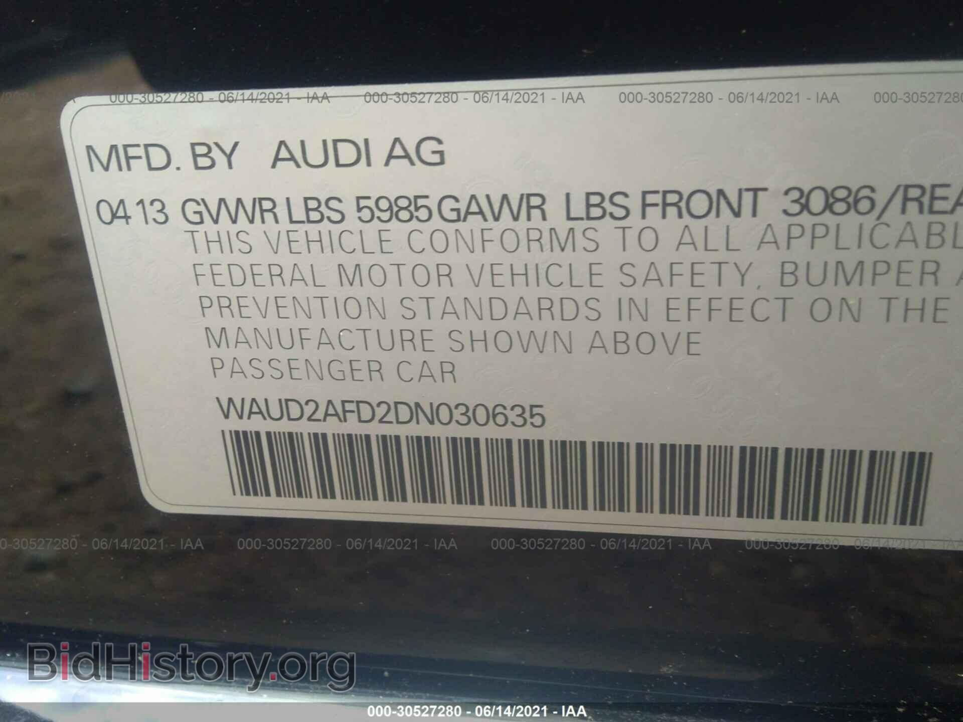 2013 AUDI S8 - VIN: WAUD2AFD2DN030635 - Photo 9