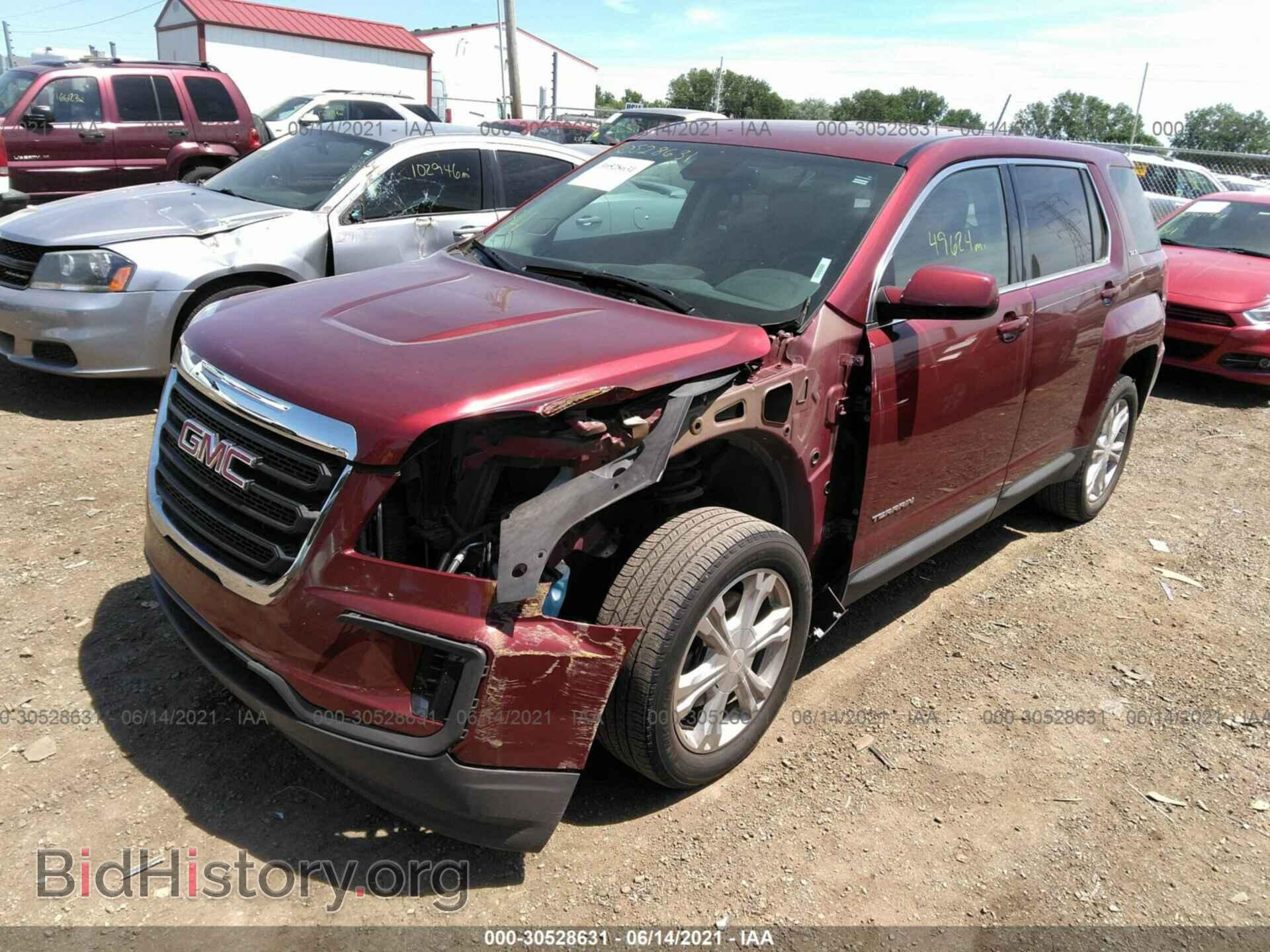2017 GMC TERRAIN - VIN: 2GKALMEK3H6133971 - Фото 2