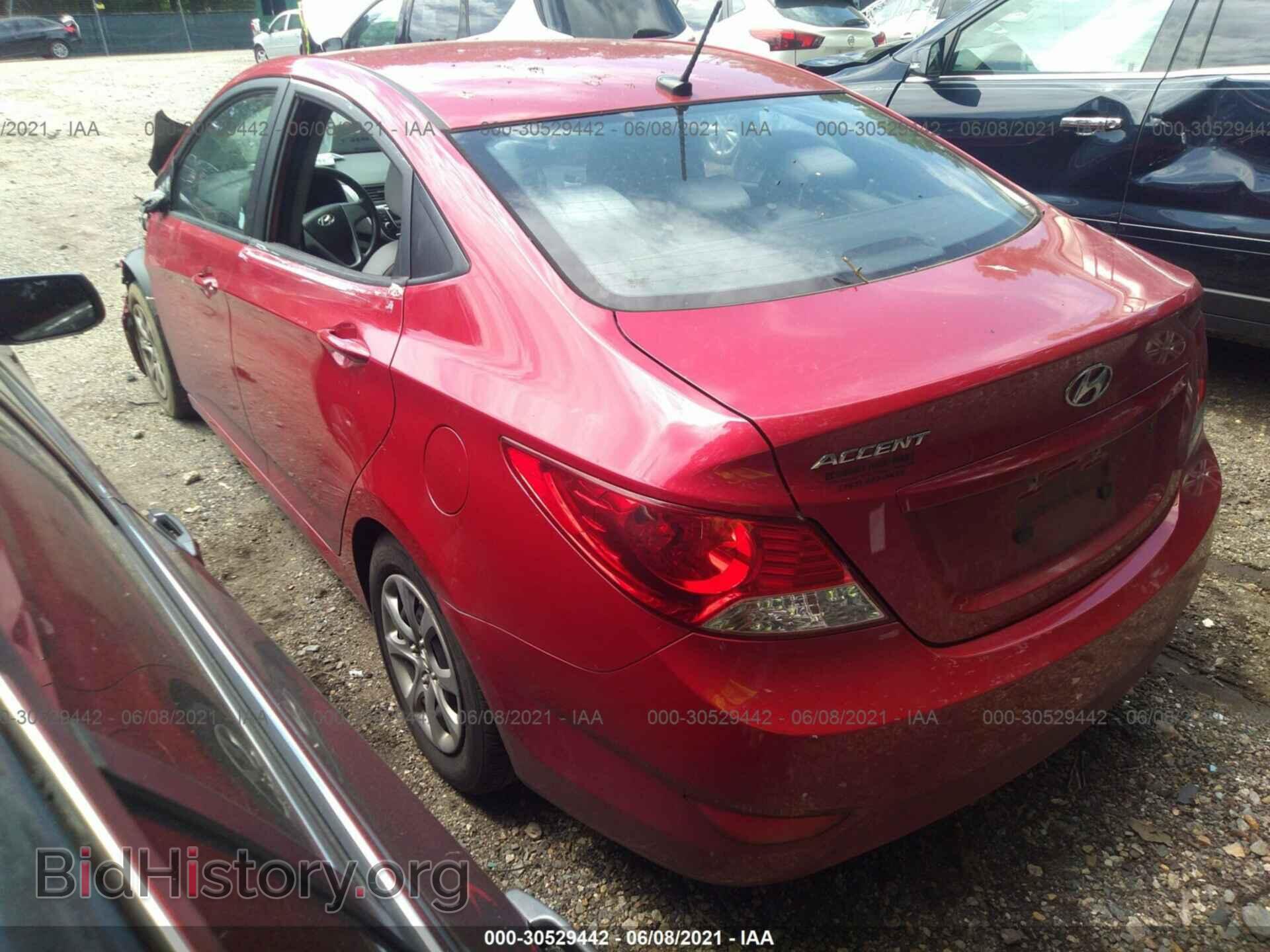 2014 HYUNDAI ACCENT - VIN: KMHCT4AE7EU619521 - Фото 3