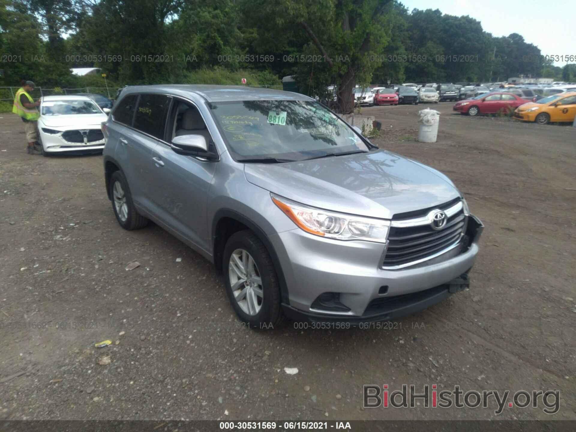 Photo 5TDBKRFH9ES055426 - TOYOTA HIGHLANDER 2014