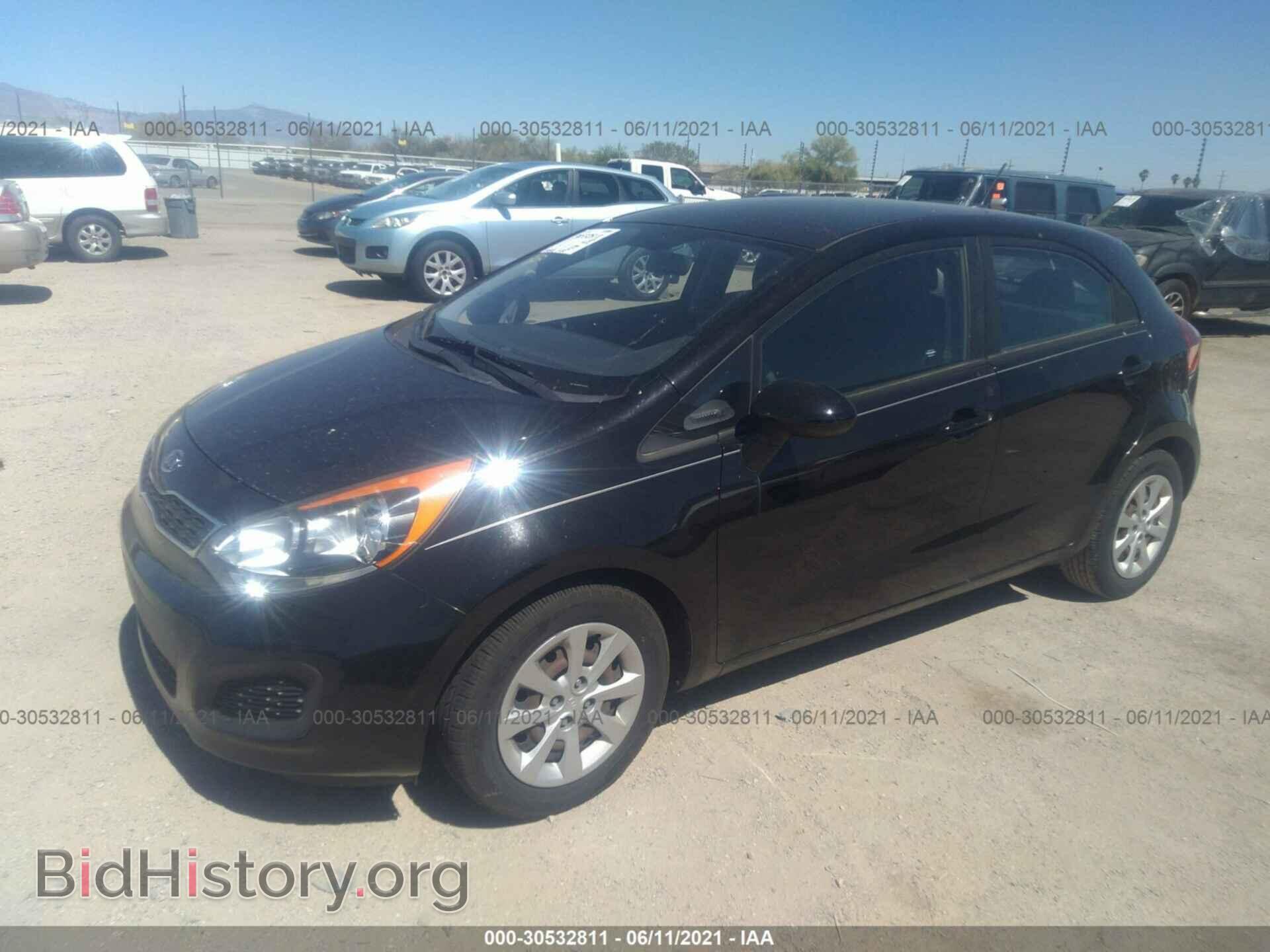 2012 KIA RIO - VIN: KNADN5A30C6011586 - Фото 2