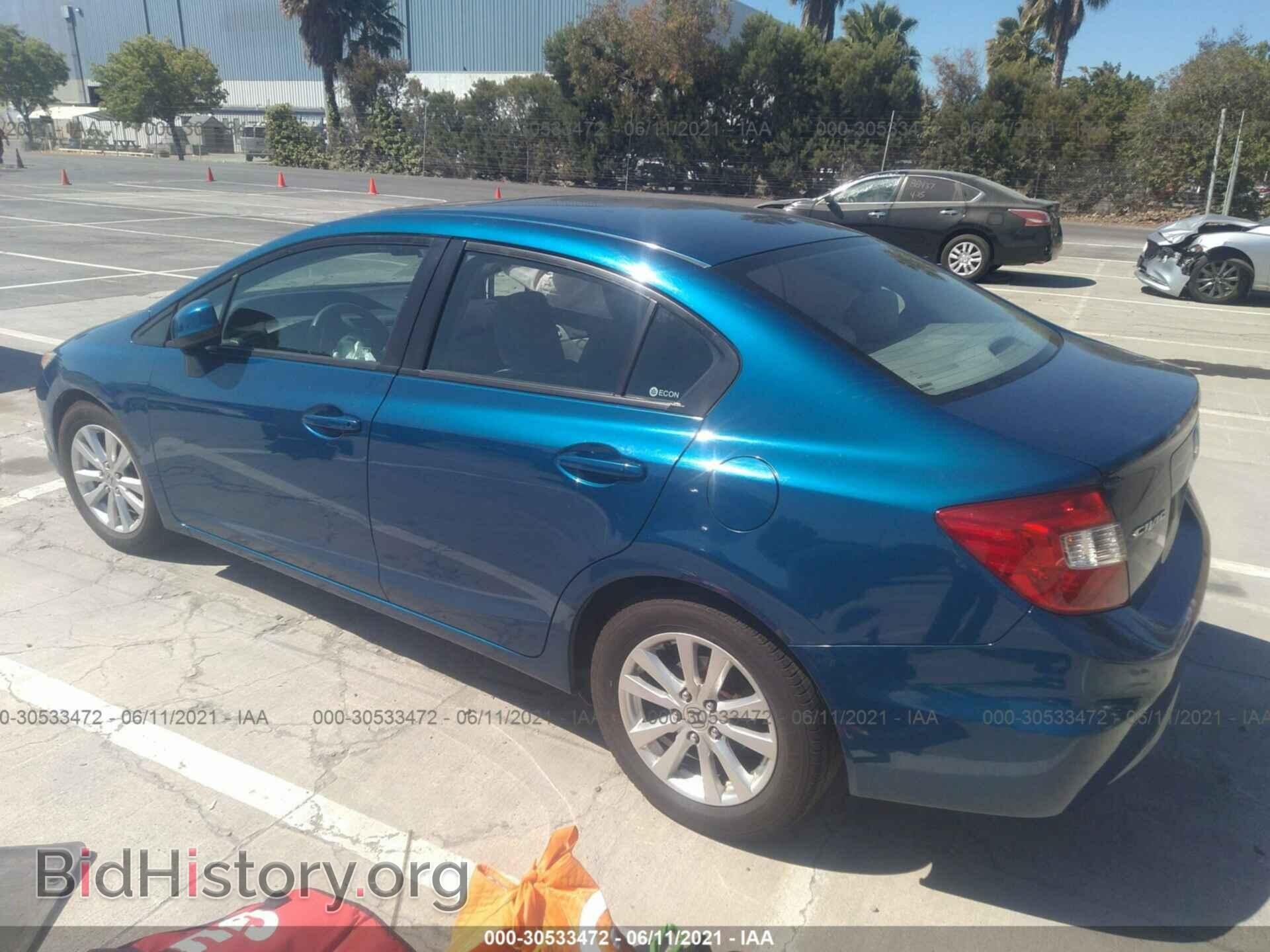 2012 HONDA CIVIC SDN - VIN: 19XFB2F88CE367589 - Фото 3