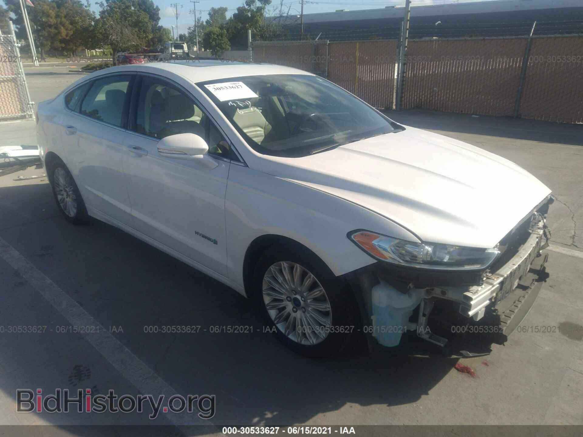Photo 3FA6P0LU7DR388523 - FORD FUSION 2013