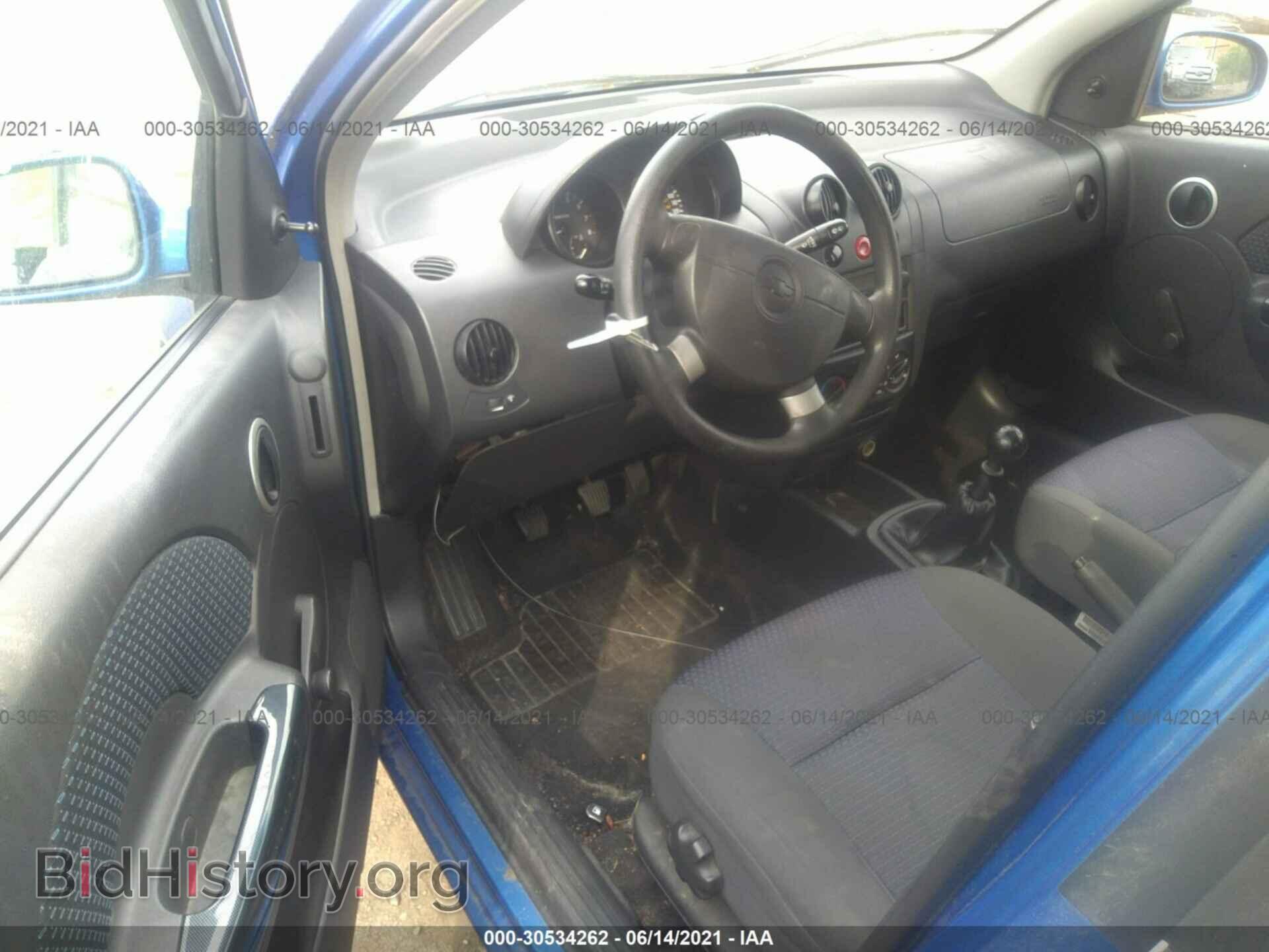 2007 CHEVROLET AVEO - VIN: KL1TD66627B708546 - Фото 5