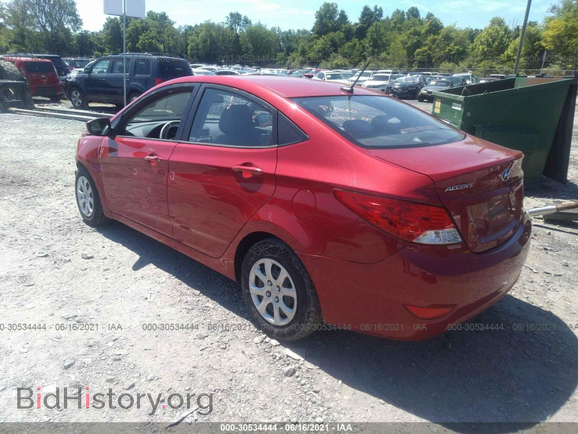 2013 HYUNDAI ACCENT - VIN: KMHCT4AE8DU487660 - Фото 3